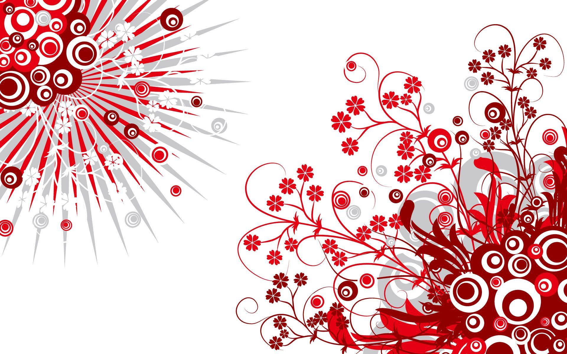 Abstract In Red And White Vectoriales HD Taringa 738648 Wallpaper