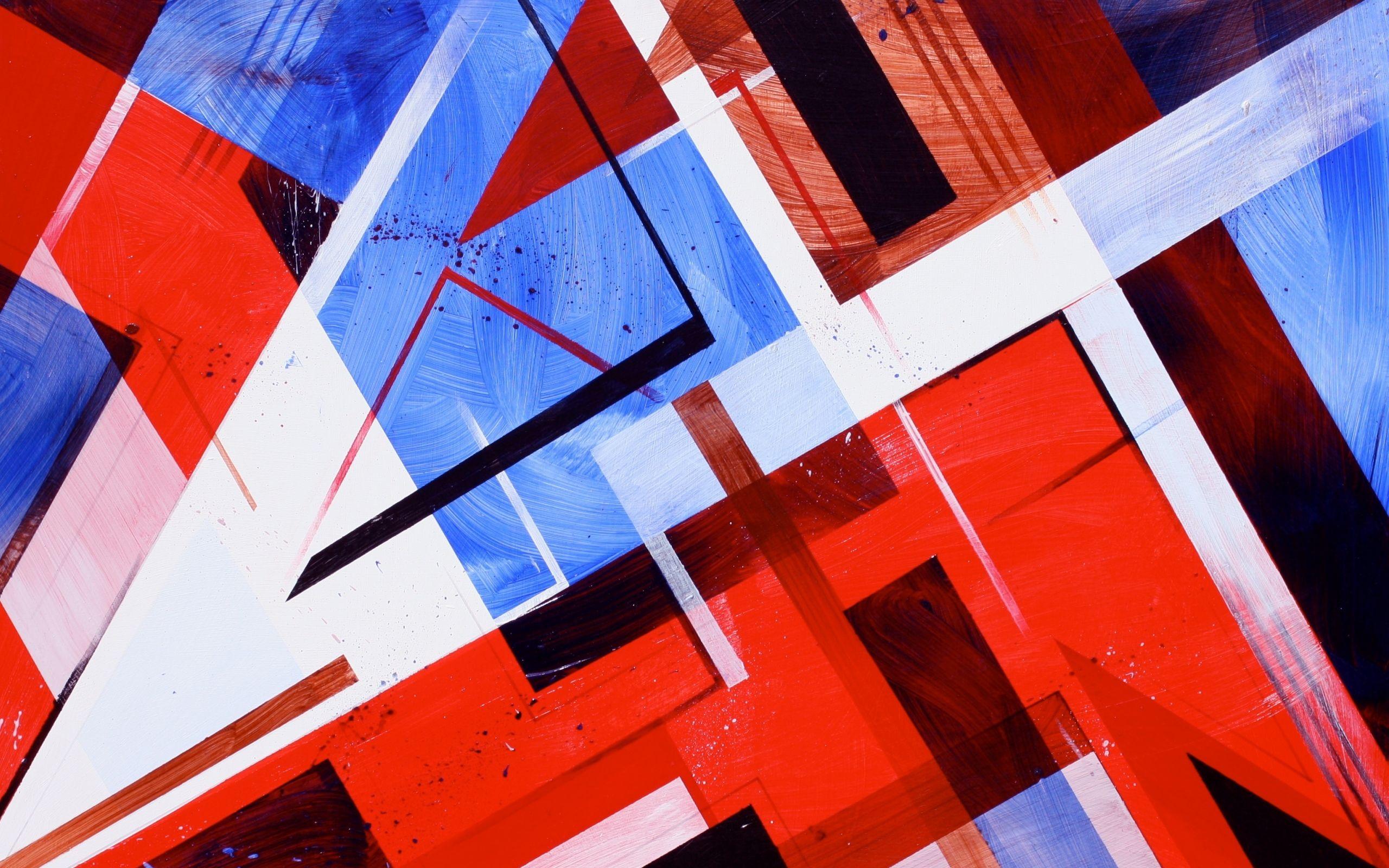 red blue white wallpaper red white and blue abstract shapes wide