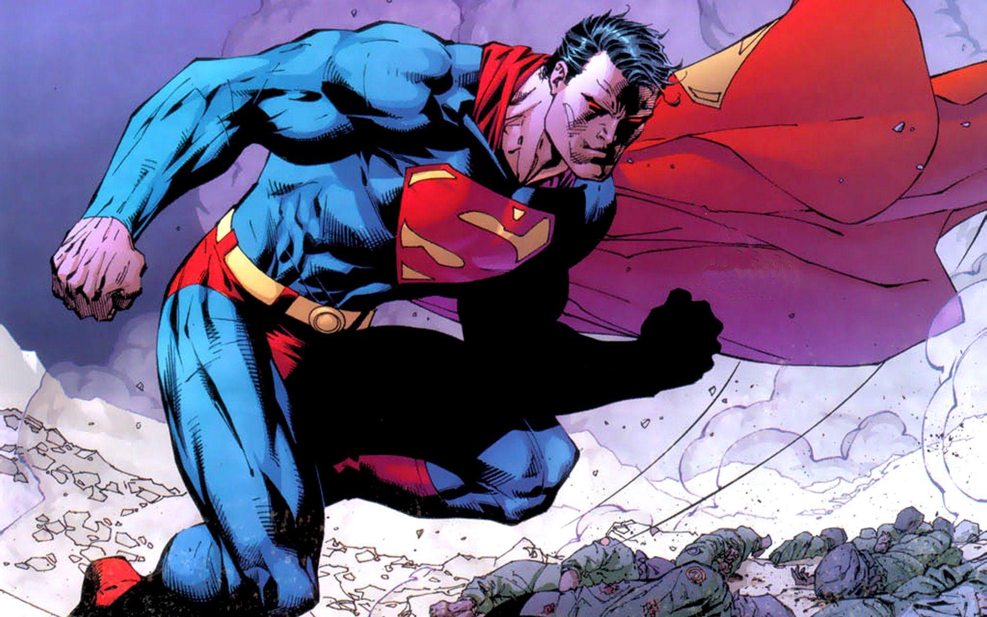 DC Comics Superman superheroes Jim Lee wallpaperx1200