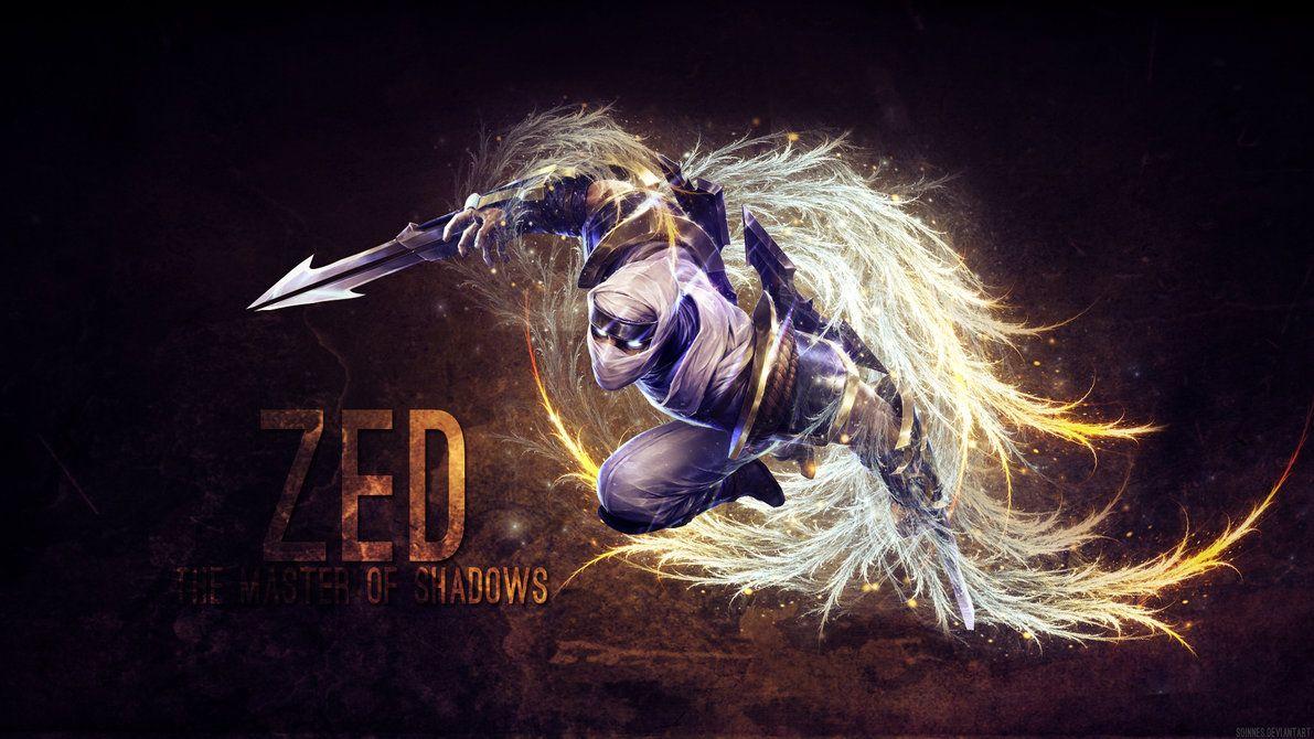 league of legends shockblade zed wallpaper