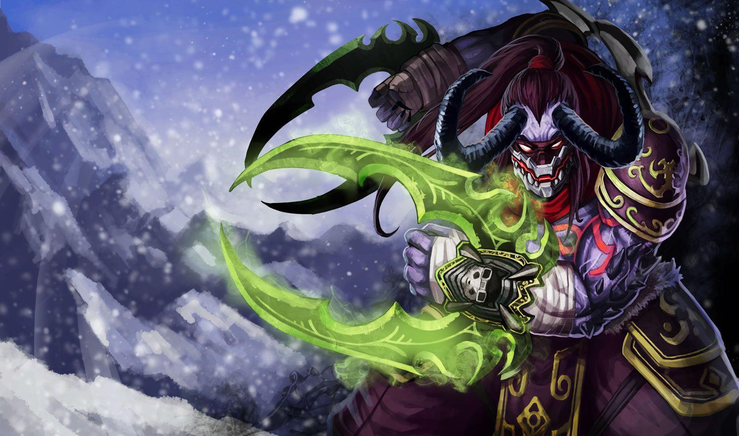 Shadow Hunter Zed of Legends Wallpaper