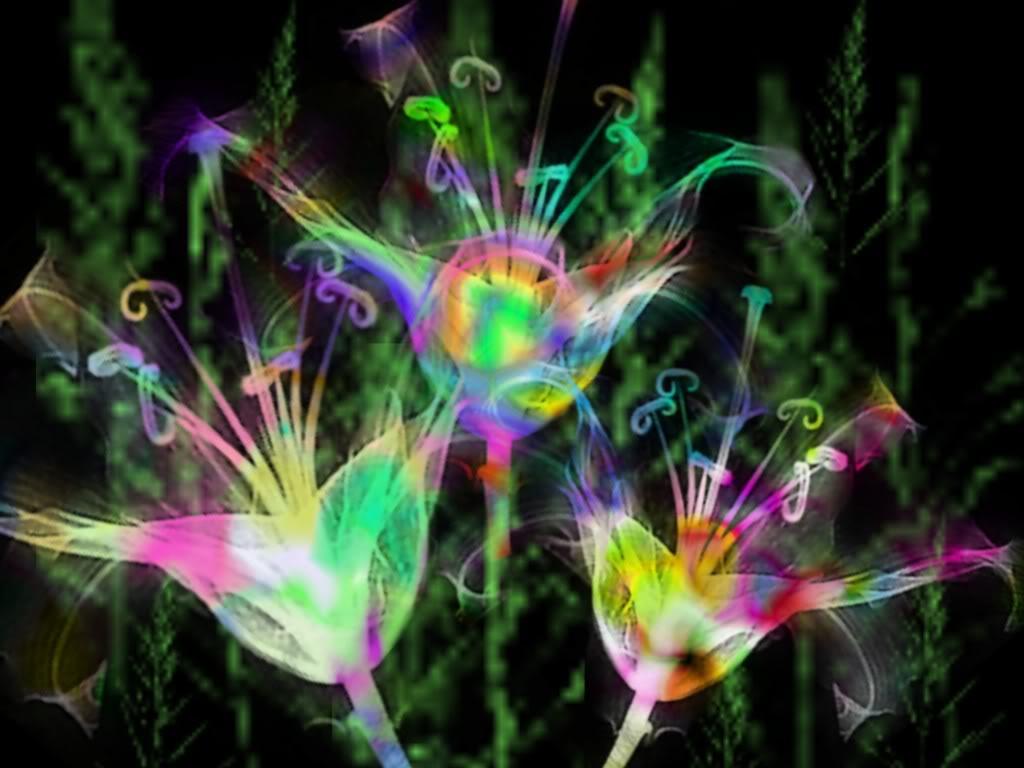 4D Neon Flowers Wallpaper for (Android) Free Download on MoboMarket