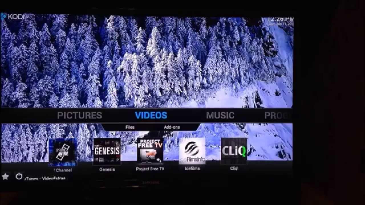 Change background picture in KODI or XBMC the maintenance