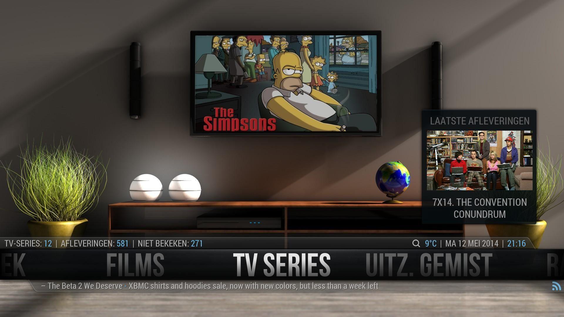 Xbmc TV Background
