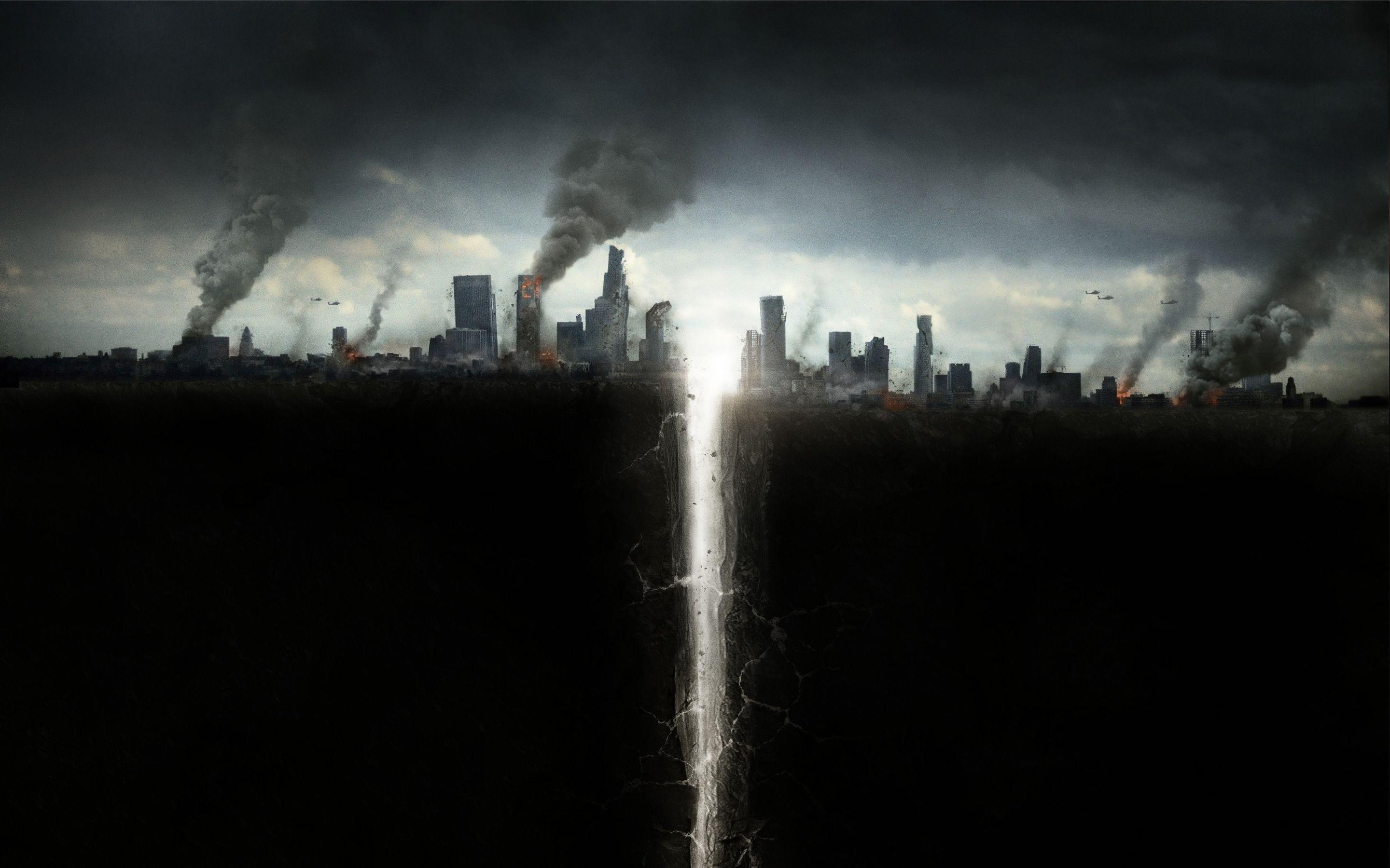 San Andreas Fault Burning Skyscrapers Wallpaper and Free