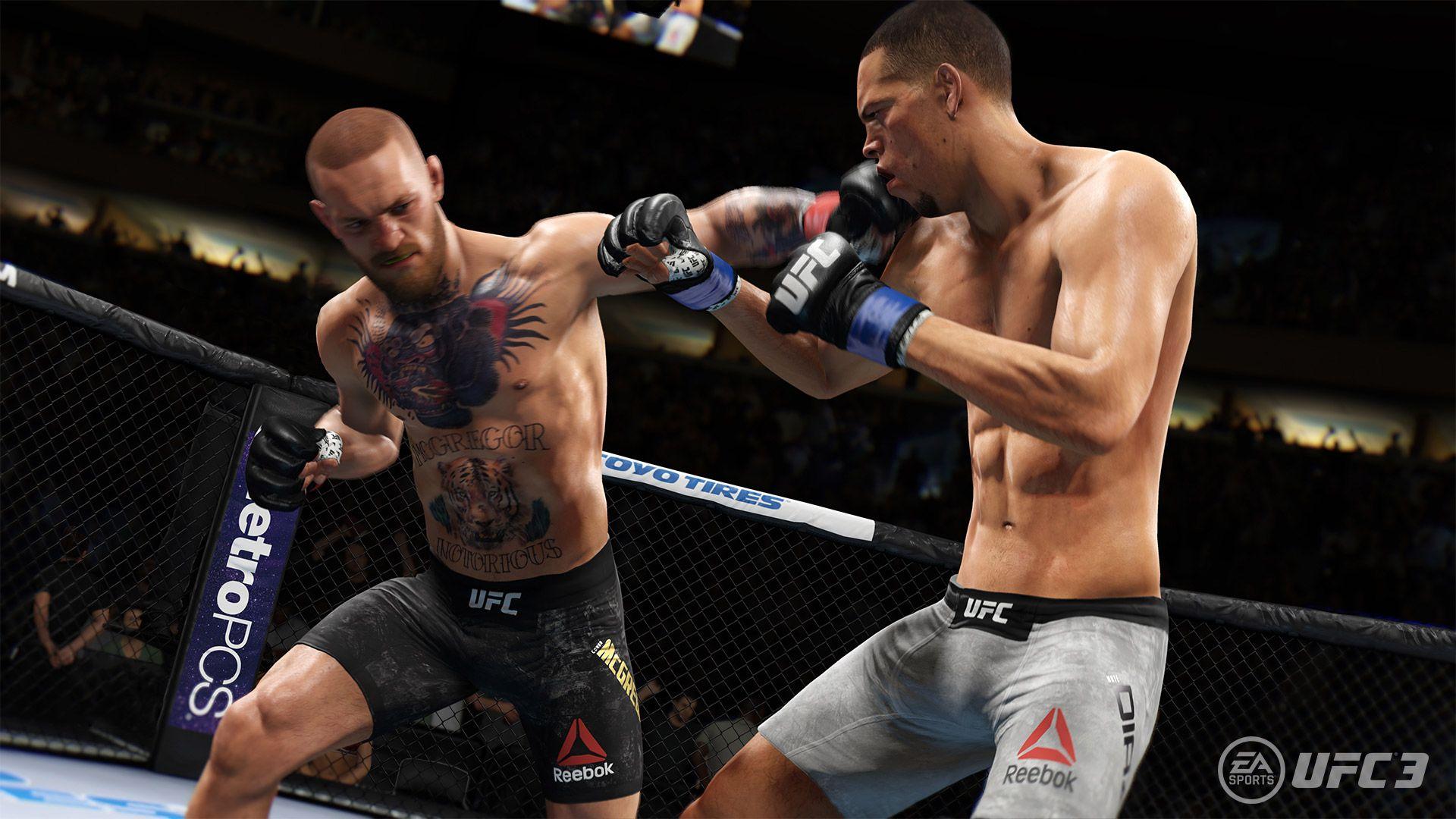 EA UFC 3 Fight wallpaper. Games wallpaper HD