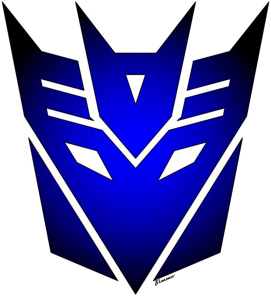 Decepticon Logo Blue