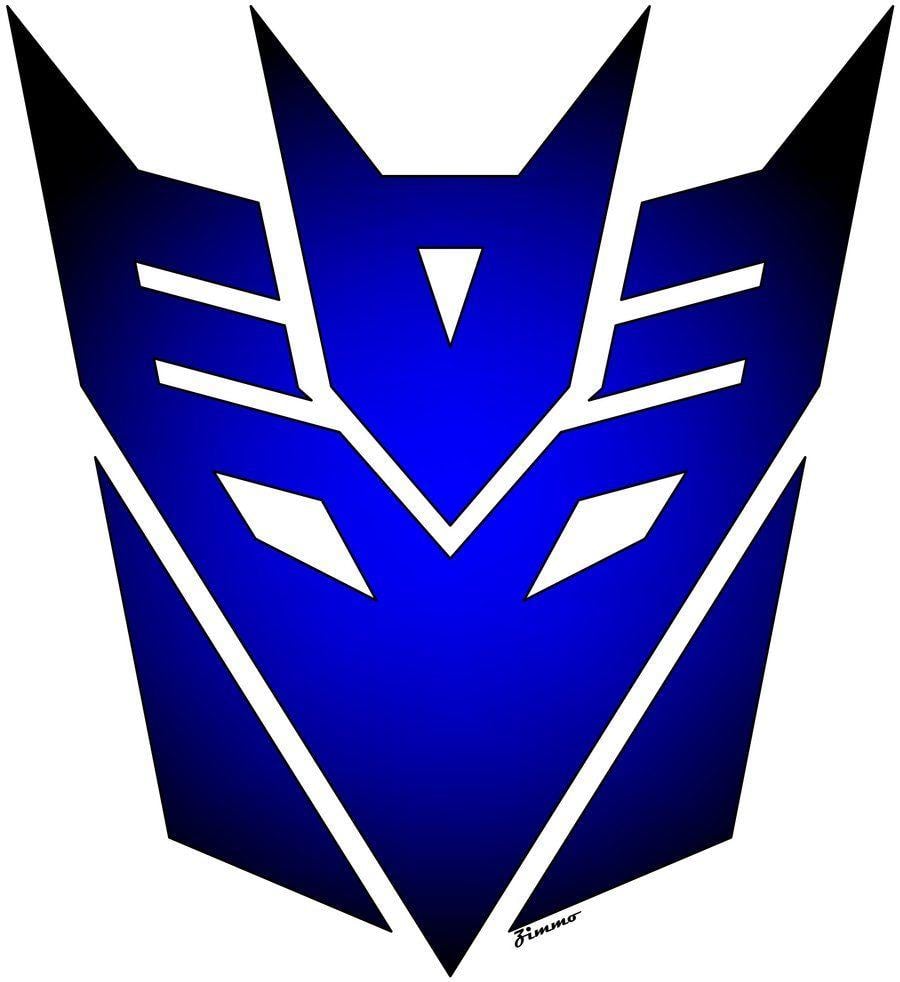 Decepticon Logo Blue