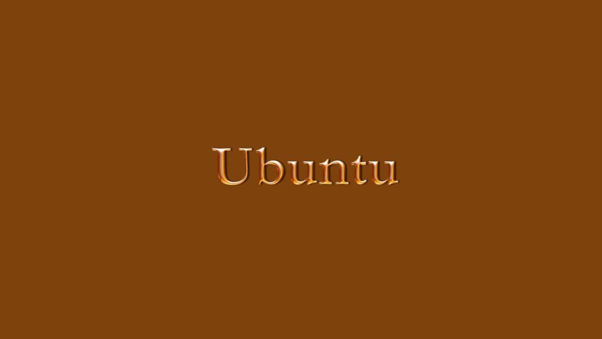 Ubuntu Retro Metallic Wallpaper. By Charlie Henson
