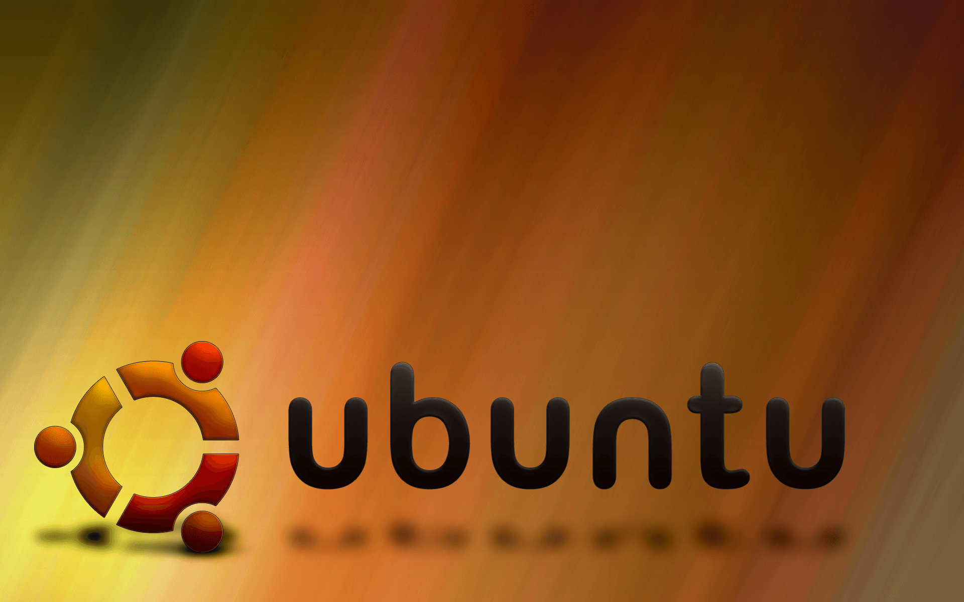 Ubuntu, wallpaper, retro, plain