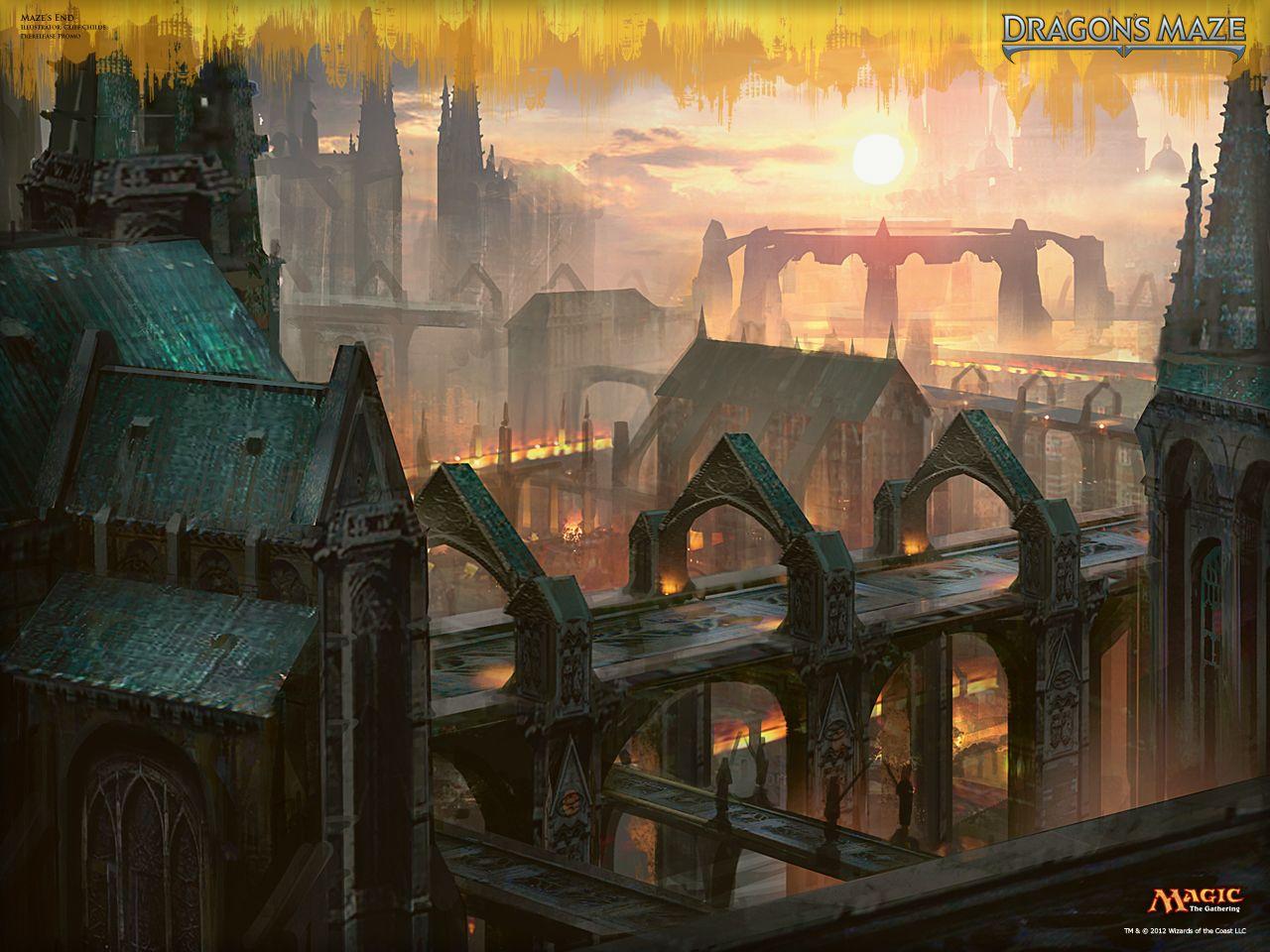 Wallpaper of the Week: Maze's End. MAGIC: THE GATHERING