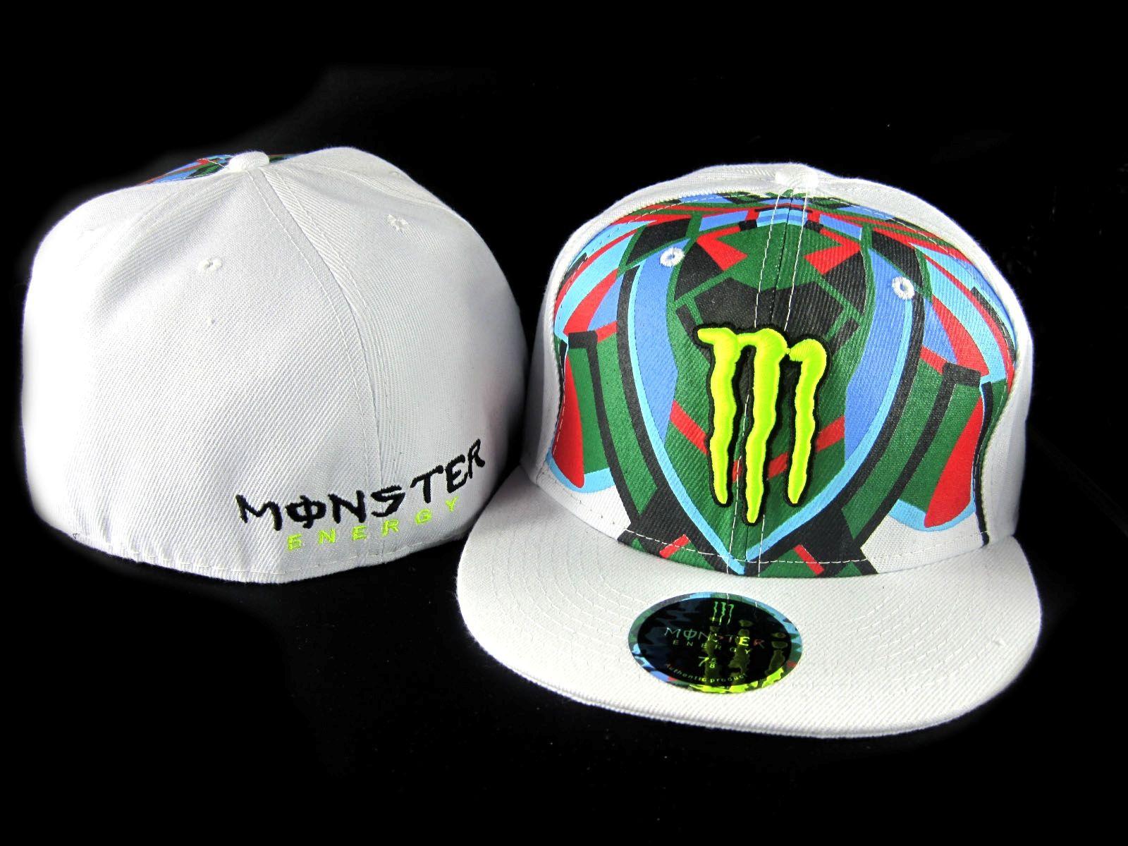 Monster energy keppello stitched in white id2111, personalized new
