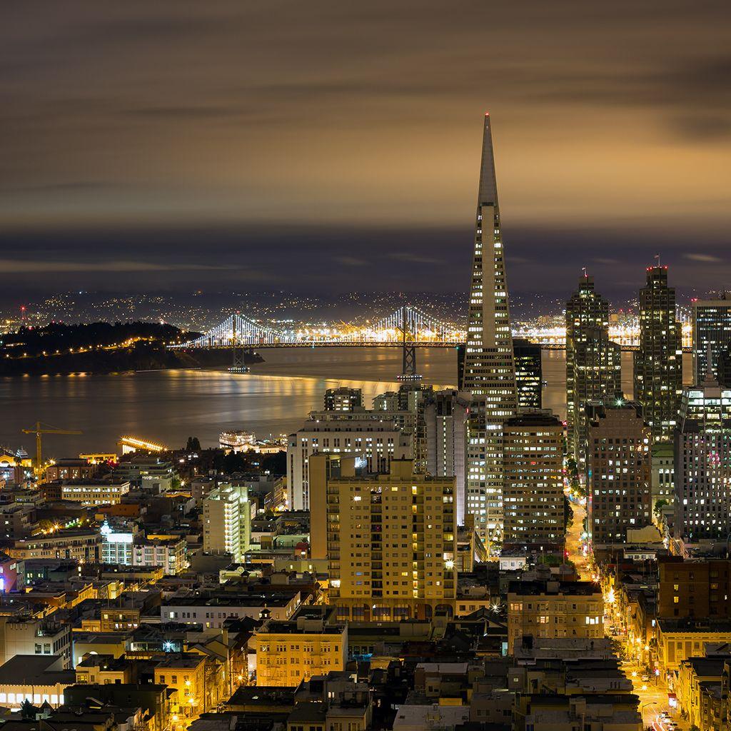 InterfaceLIFT Wallpaper: Sf Nighttime Skyline