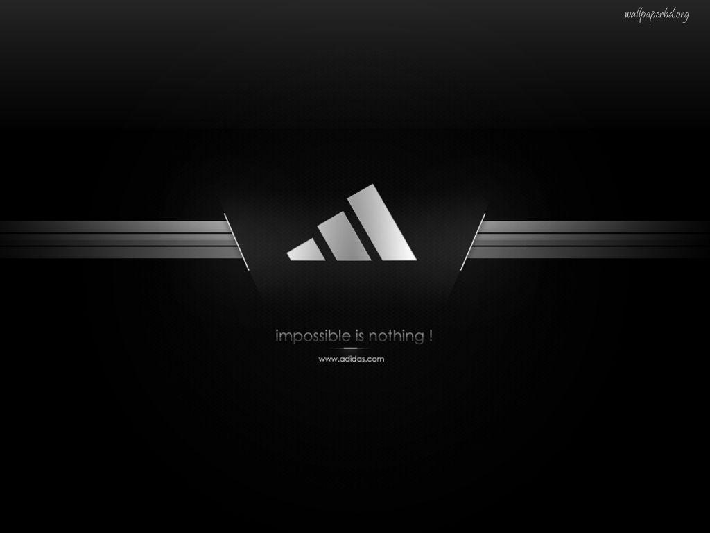 Logo Wallpaper: Adidas Logo Wallpaper Black