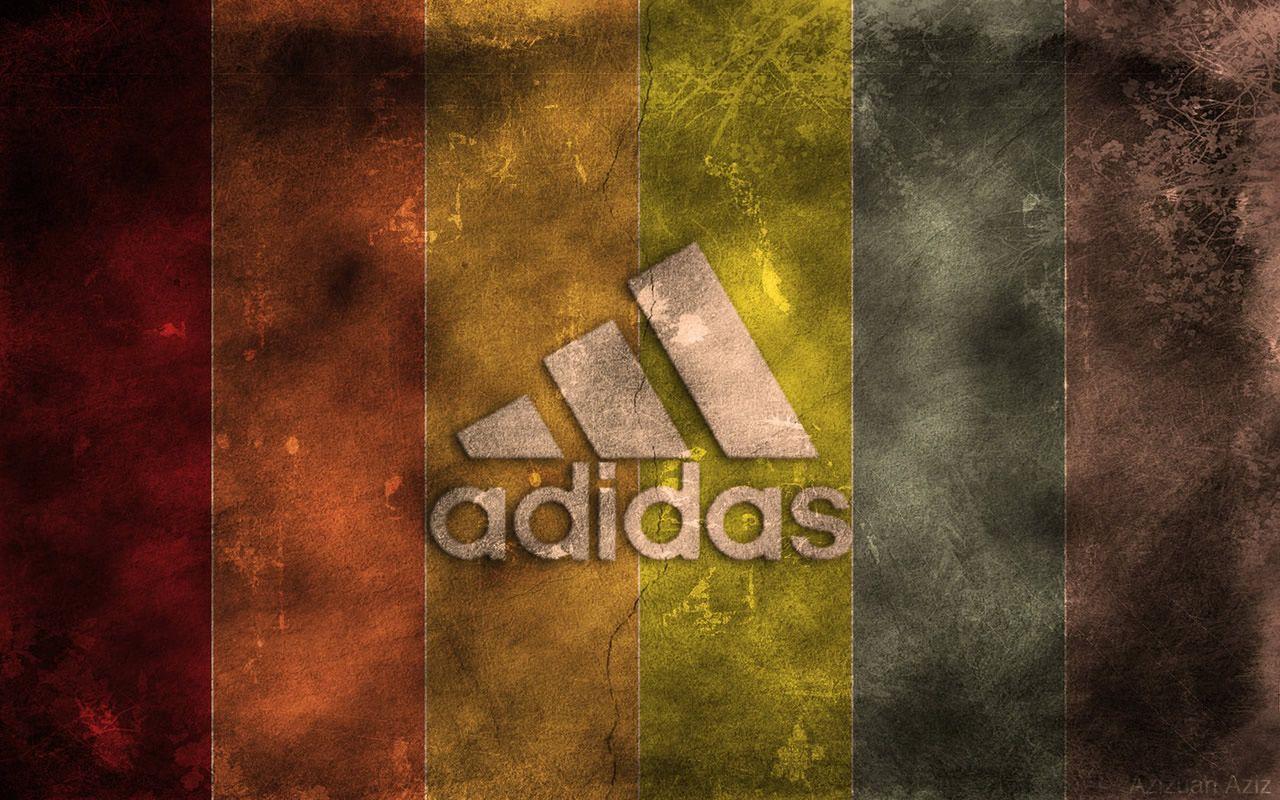 Adidas Logo Colorfull Wallpaper Download