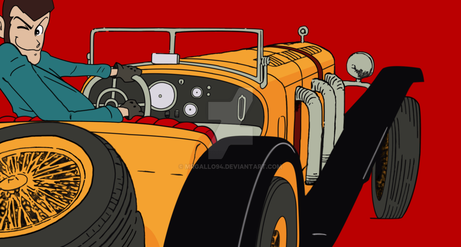 Lupin III in his SSK