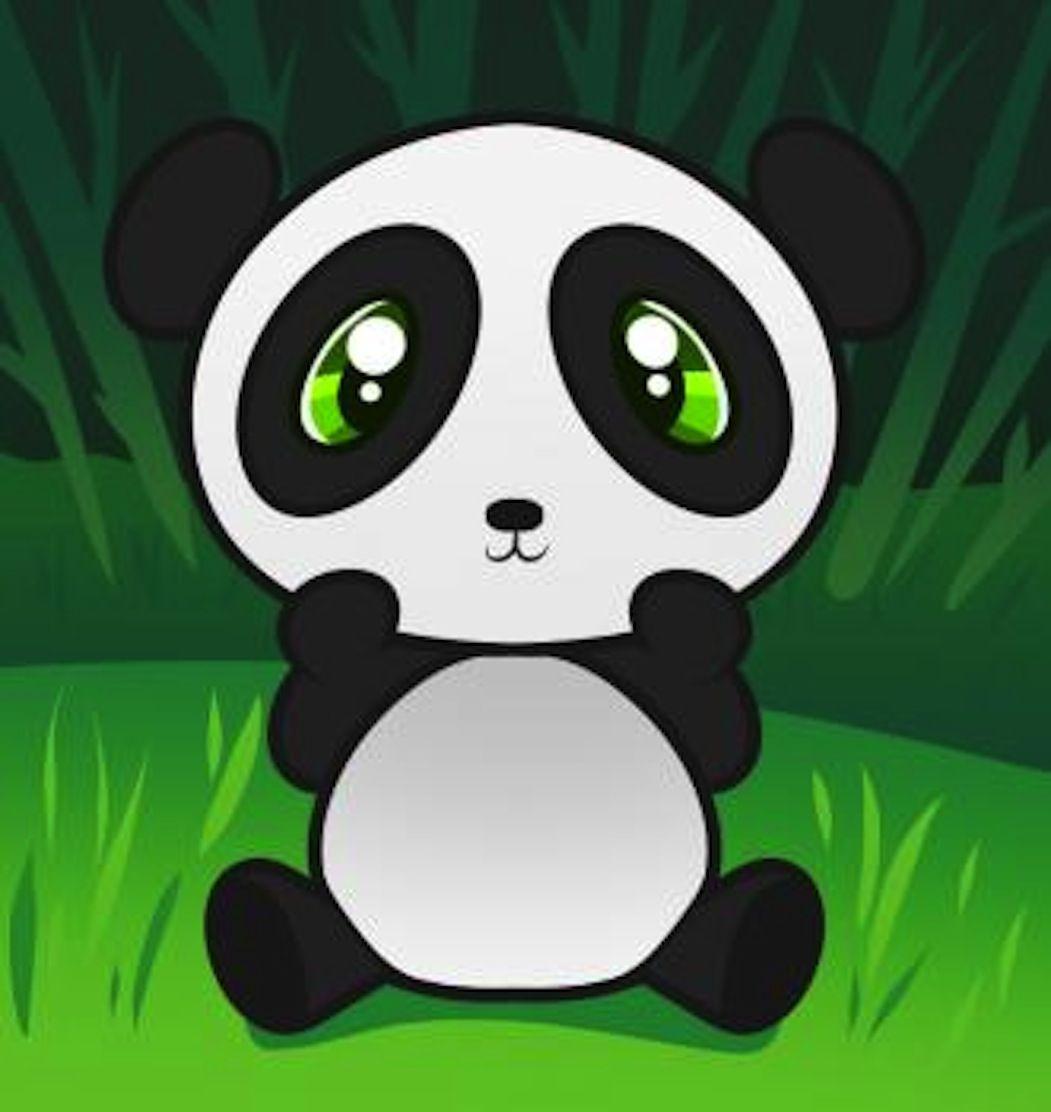 Panda Animated Drawing : Pandas Drawn Sveglio Disegnato Gullig Utdragen