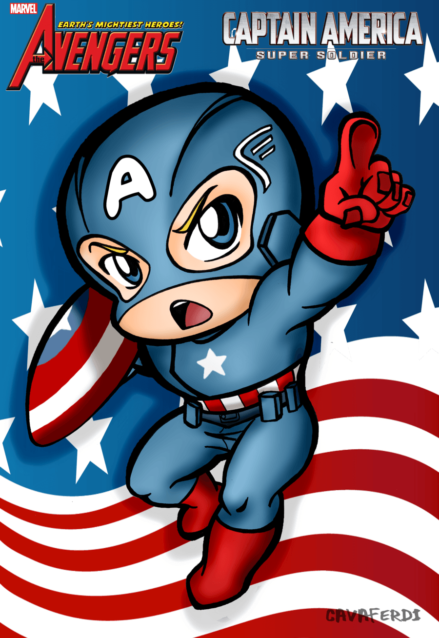 Chibi Superheroes Wallpaper Chibi captain america by. superheroes