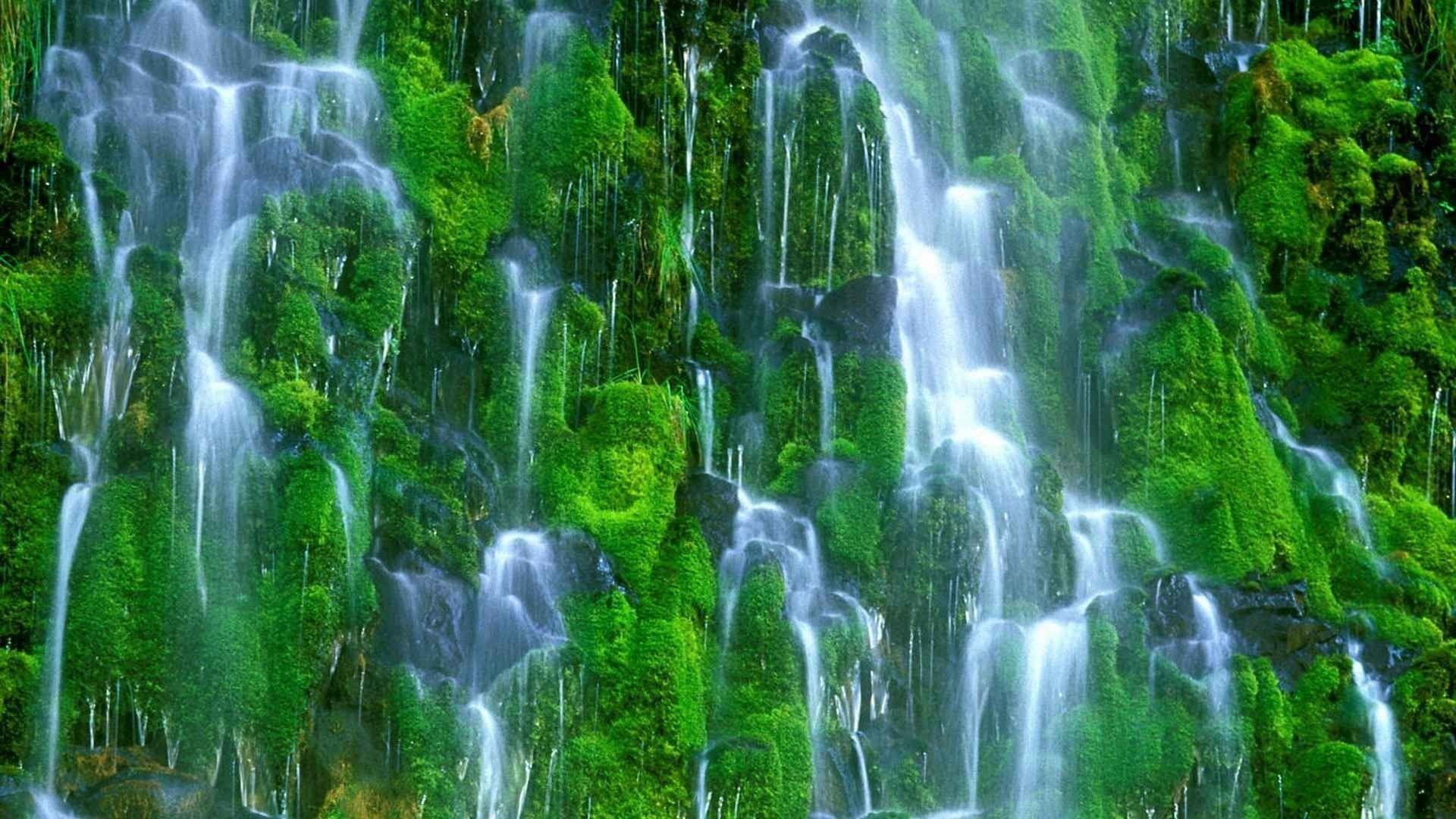 Waterfalls: California Waterfalls Falls Pc Desktop Nature Wallpaper