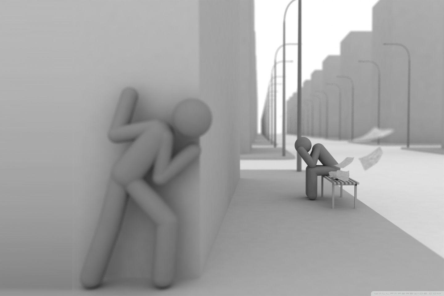 Sad 3D ❤ 4K HD Desktop Wallpaper for 4K Ultra HD TV • Wide & Ultra