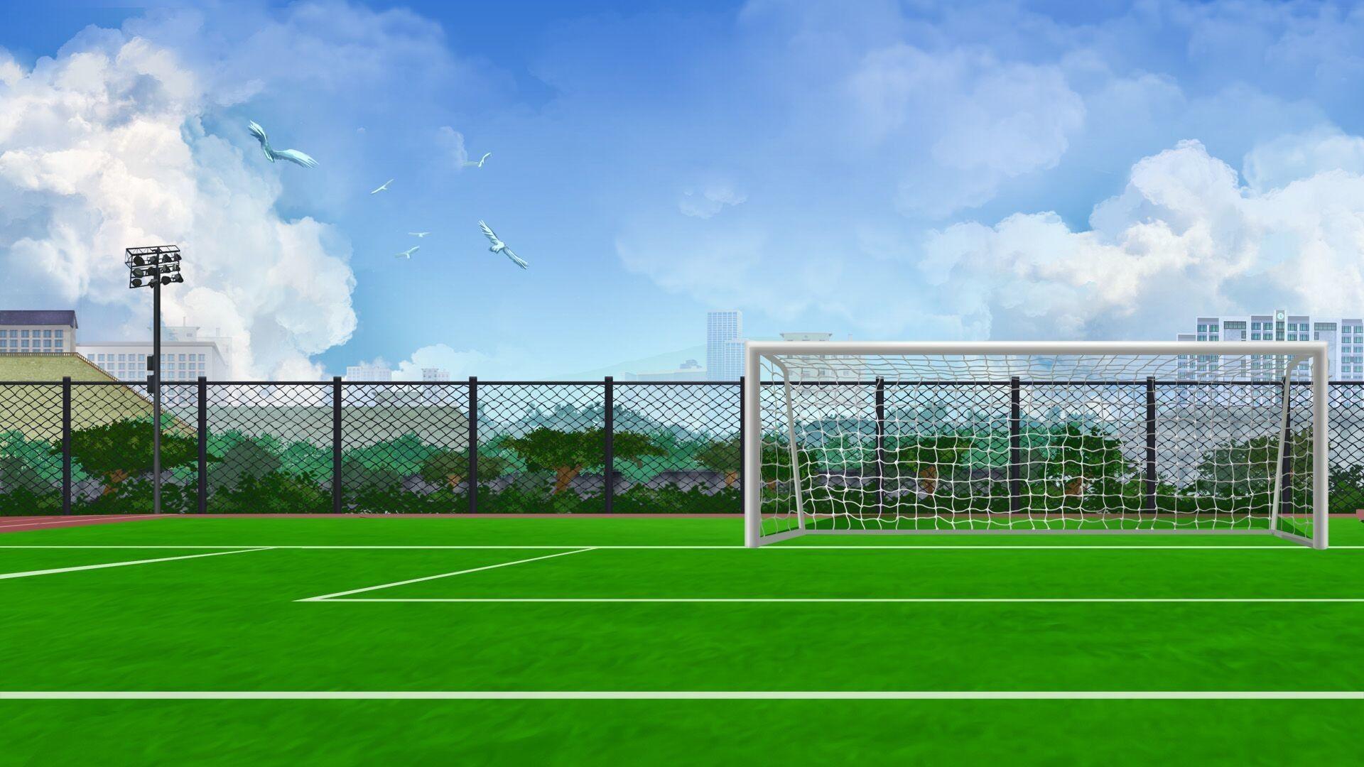 Soccer Field Anime Wallpapers - Wallpaper Cave