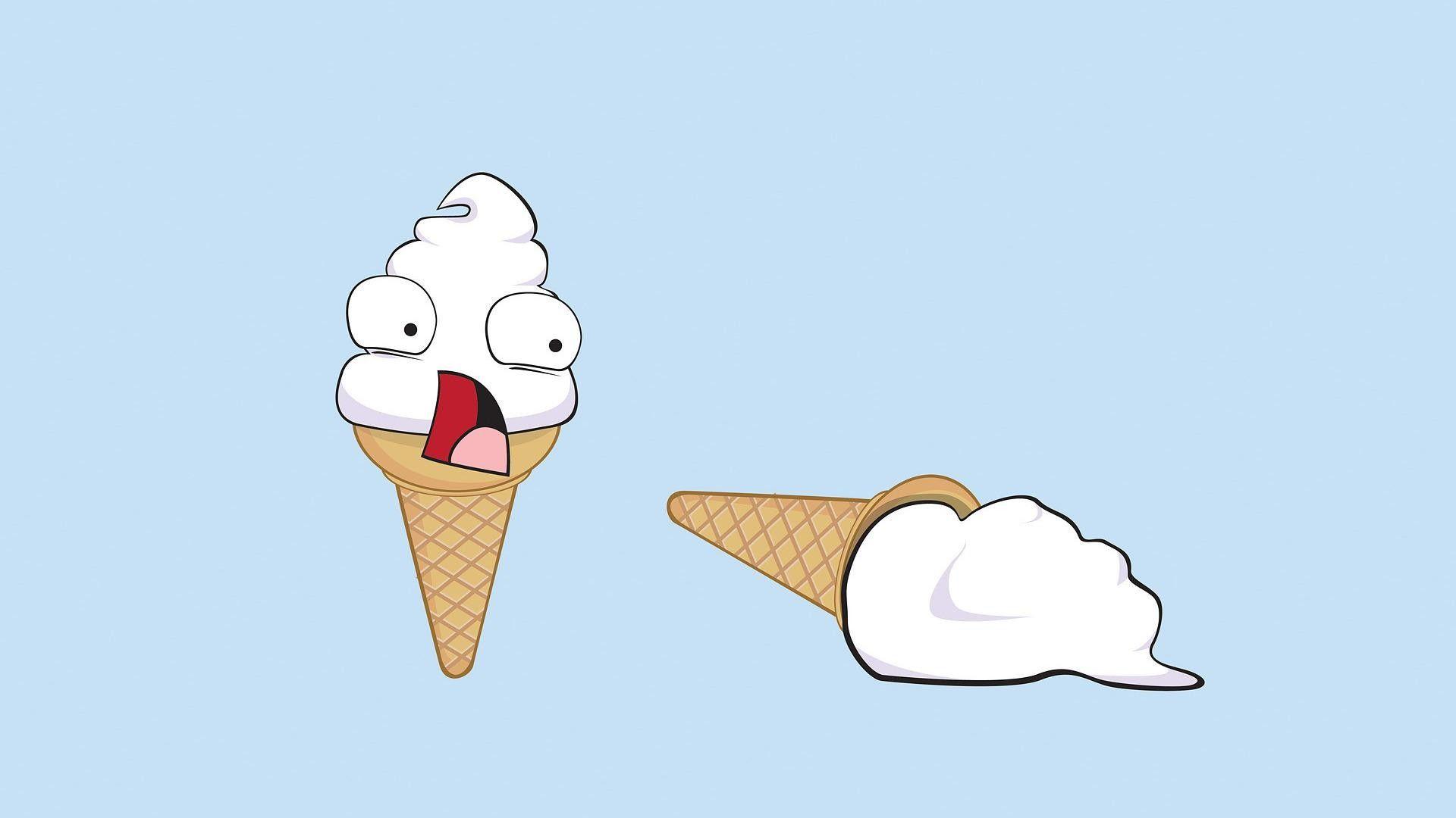 Cute Ice Cream Background Free Download