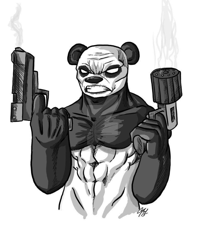 Panda with Guns