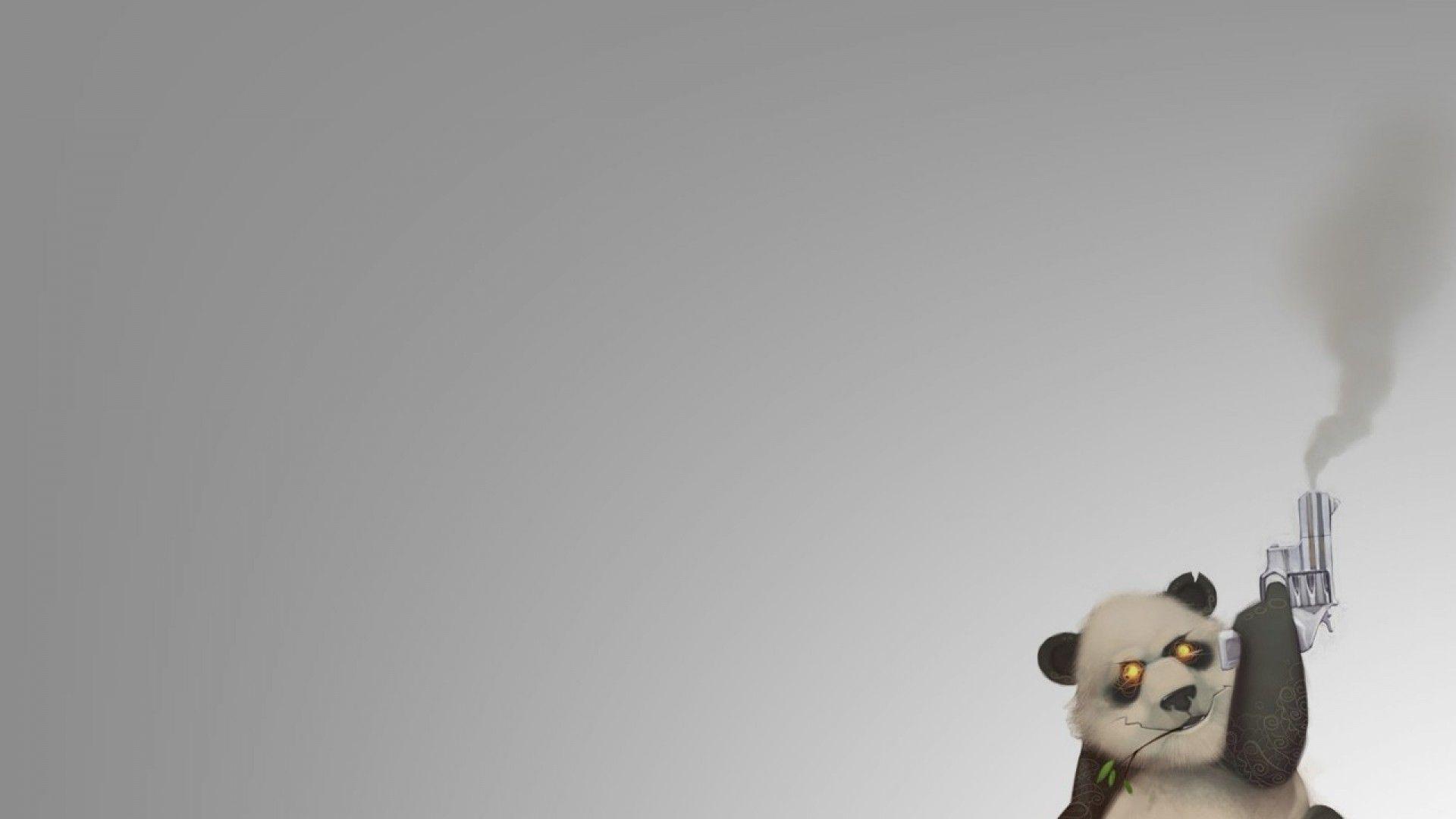 ScreenHeaven: Guns panda bears desktop and mobile background
