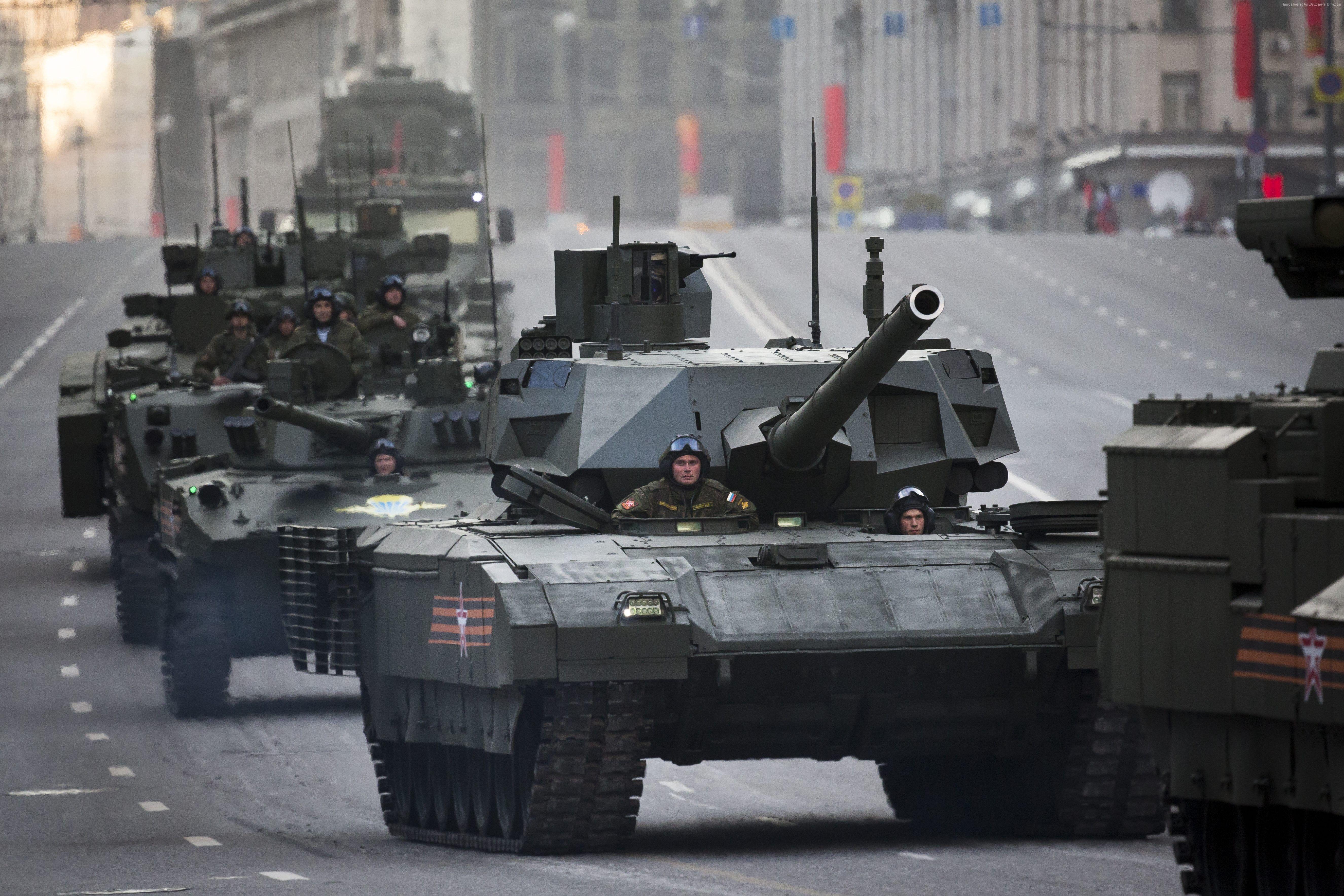 Wallpaper Armata T- Tank, Russian Army, review, Military