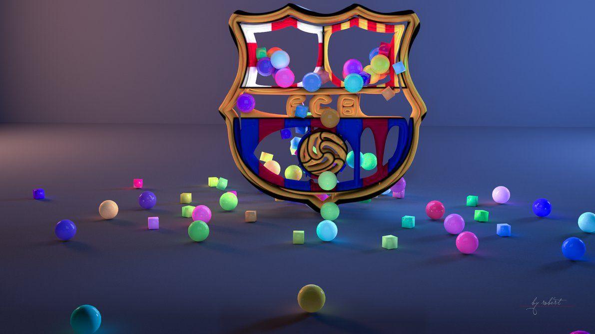 Wallpaper 3D FC Barcelona