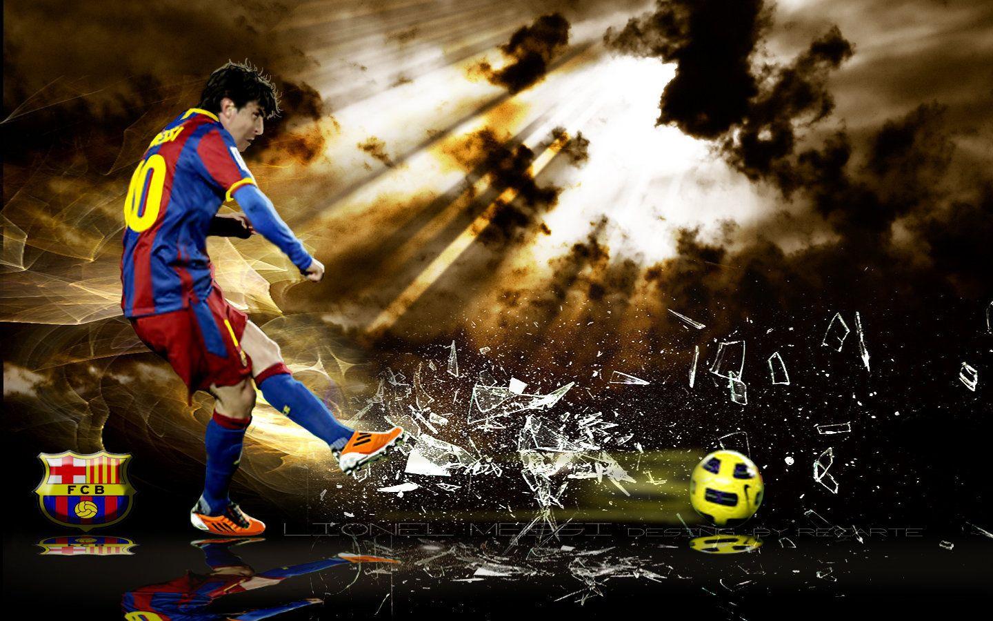 Lionel Messi Football Wallpaper, Background and Picture