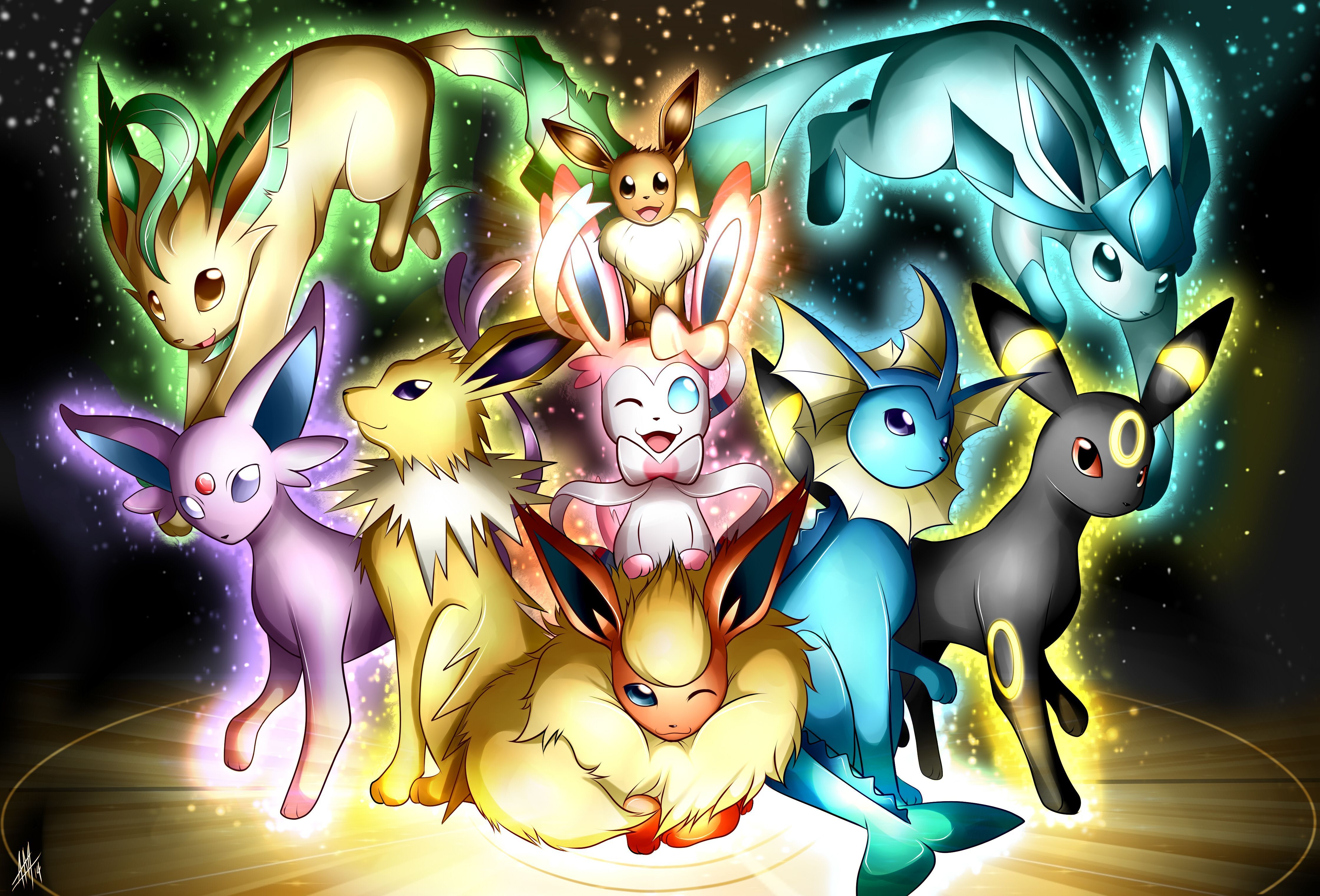 Eevee Evolution Wallpapers - Wallpaper Cave - DaftSex HD