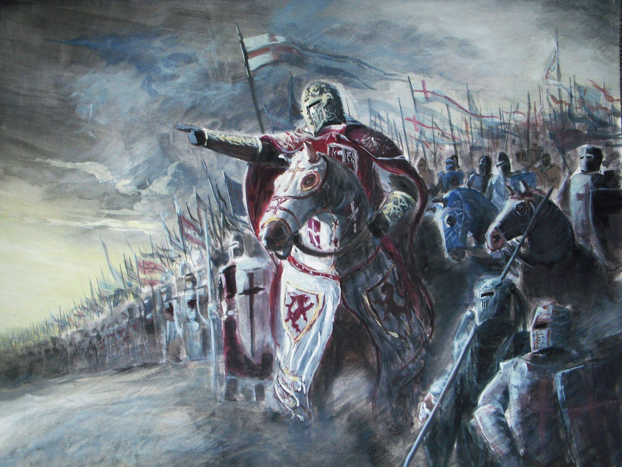 (2048×1536). Crusader and swords