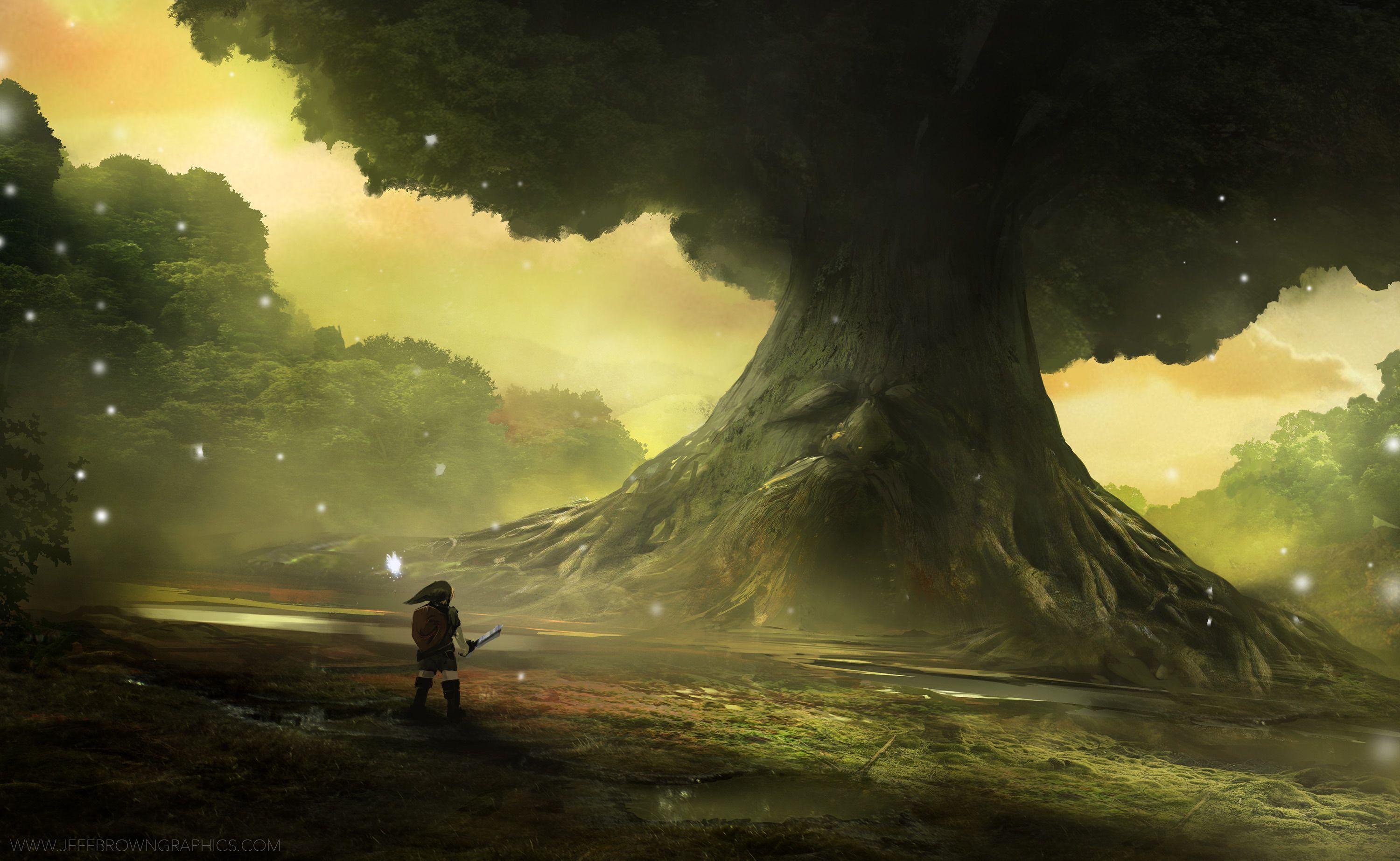 Zelda Ocarina Of Time Artwork, HD Games, 4k Wallpaper, Image