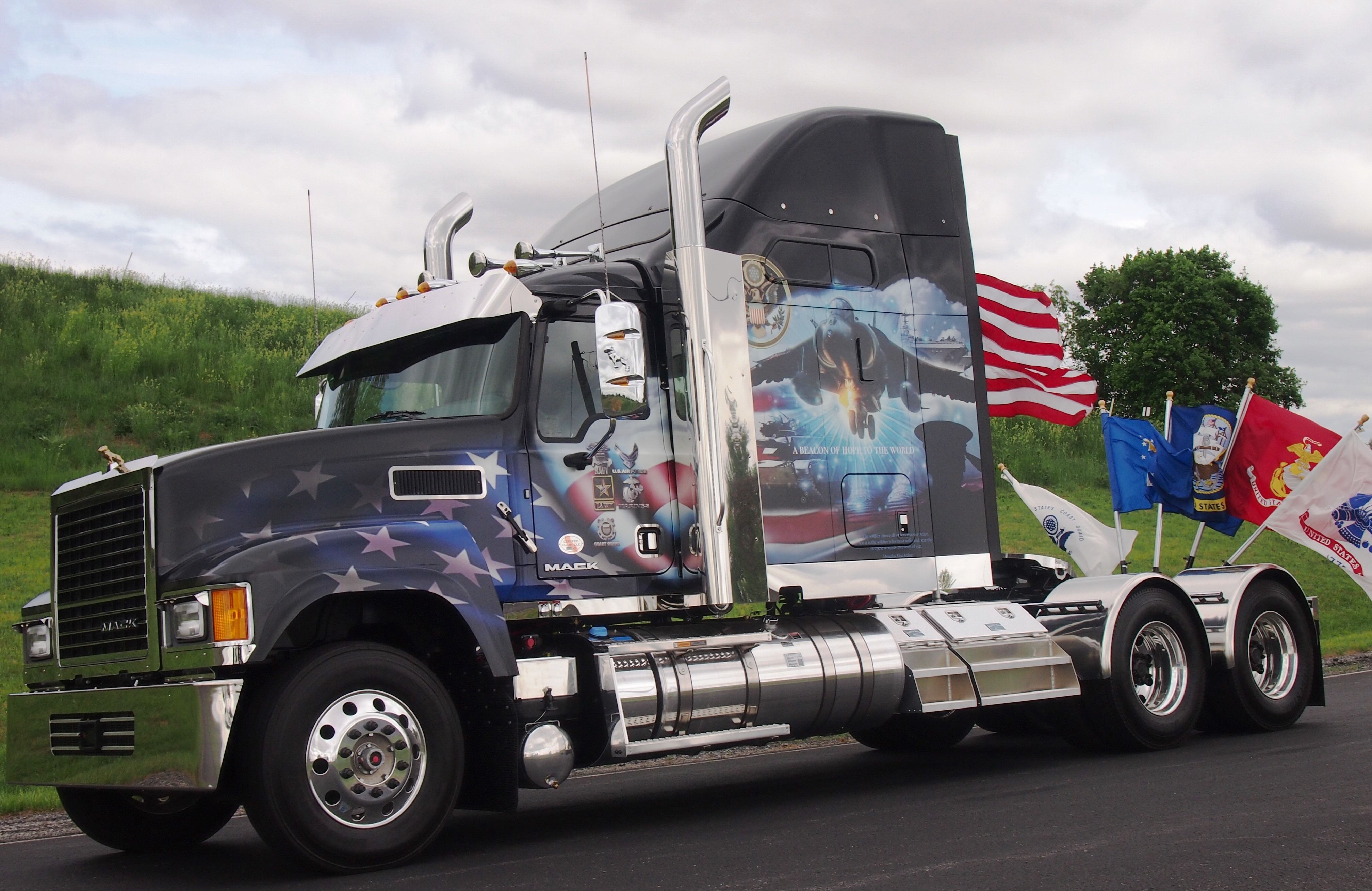 Volvo, Mack honor service members with Memorial Day tribute trucks