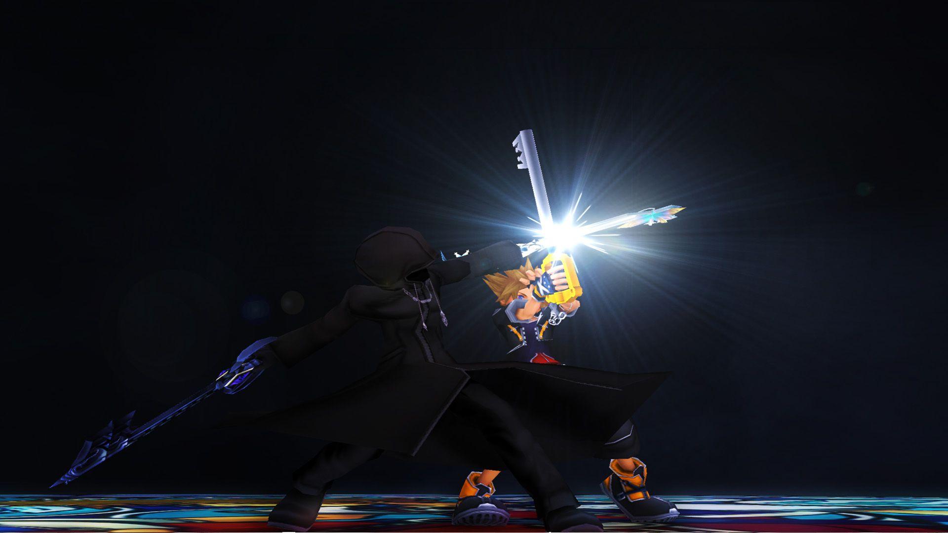 Kingdom Hearts Battle Wallpaper HD Wallpaper