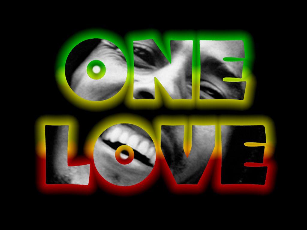 Widescreen Bob Marley Bands Music On Download One Love By High