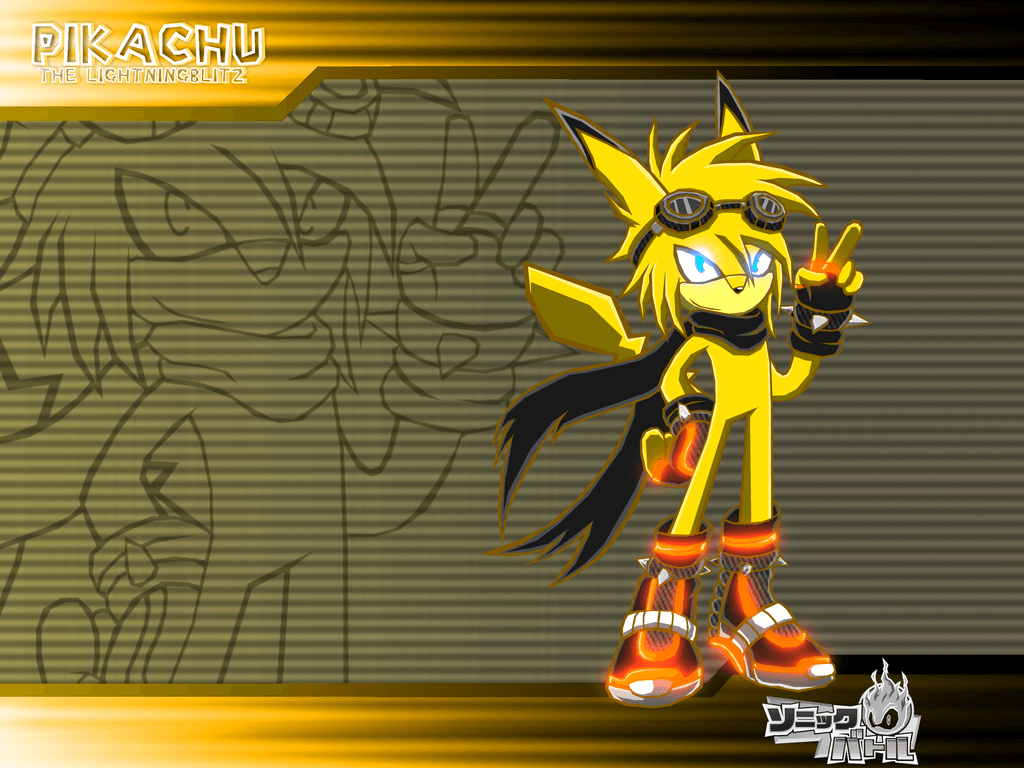 Pikachu Sonic Battle Wallpaper By Starshock Raiko