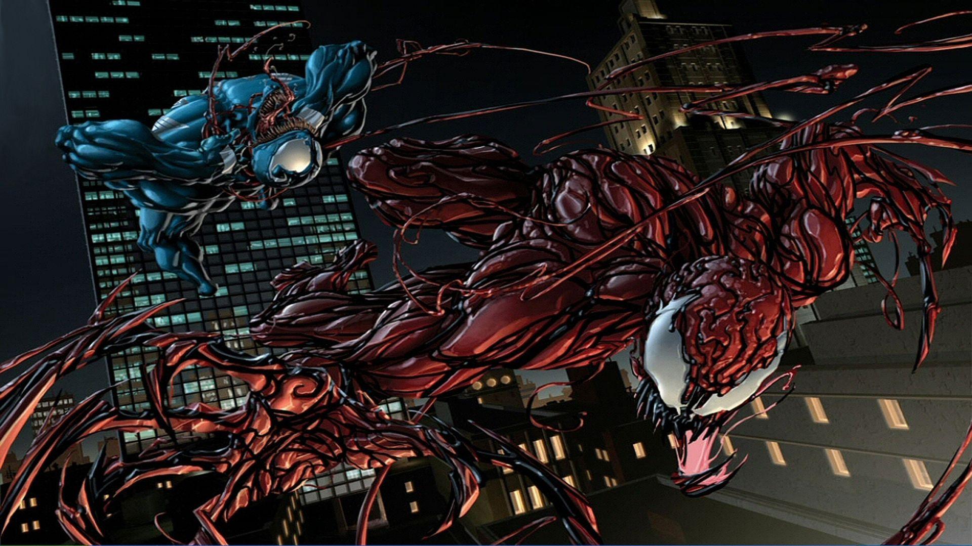 Venom vs Carnage HD Wallpaper and Background Image