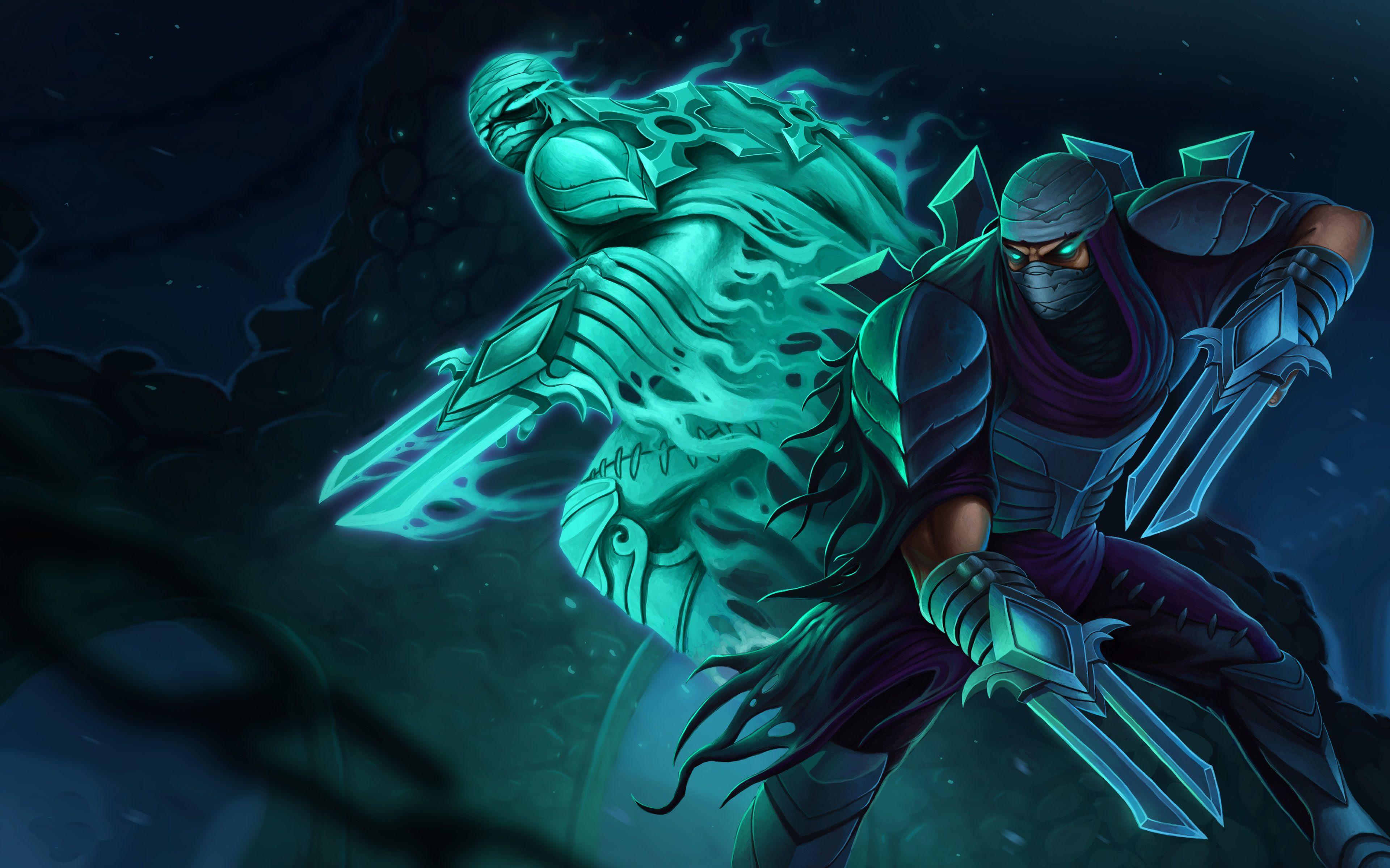 Zed The Master Of Shadows Assassin Fighter League Of Legends Skins