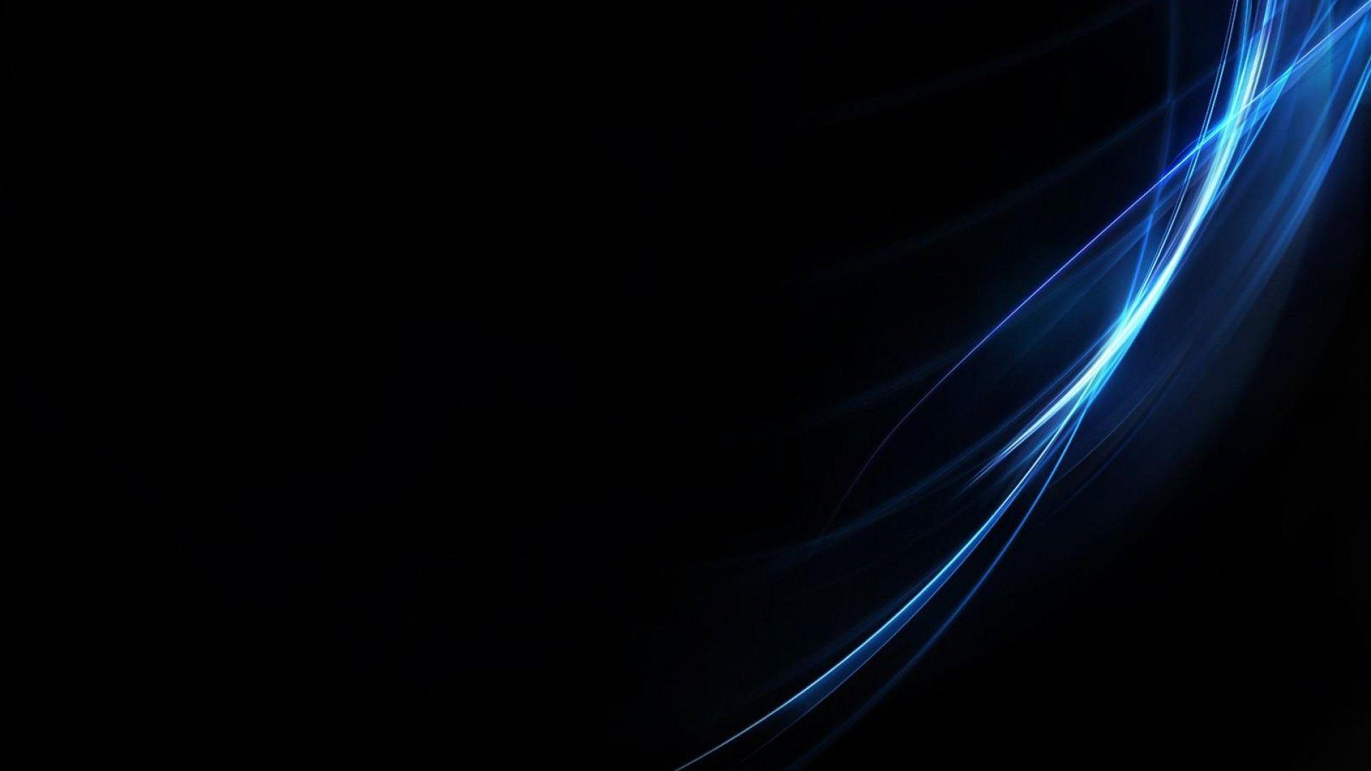 Blue and Black Background Wallpaper