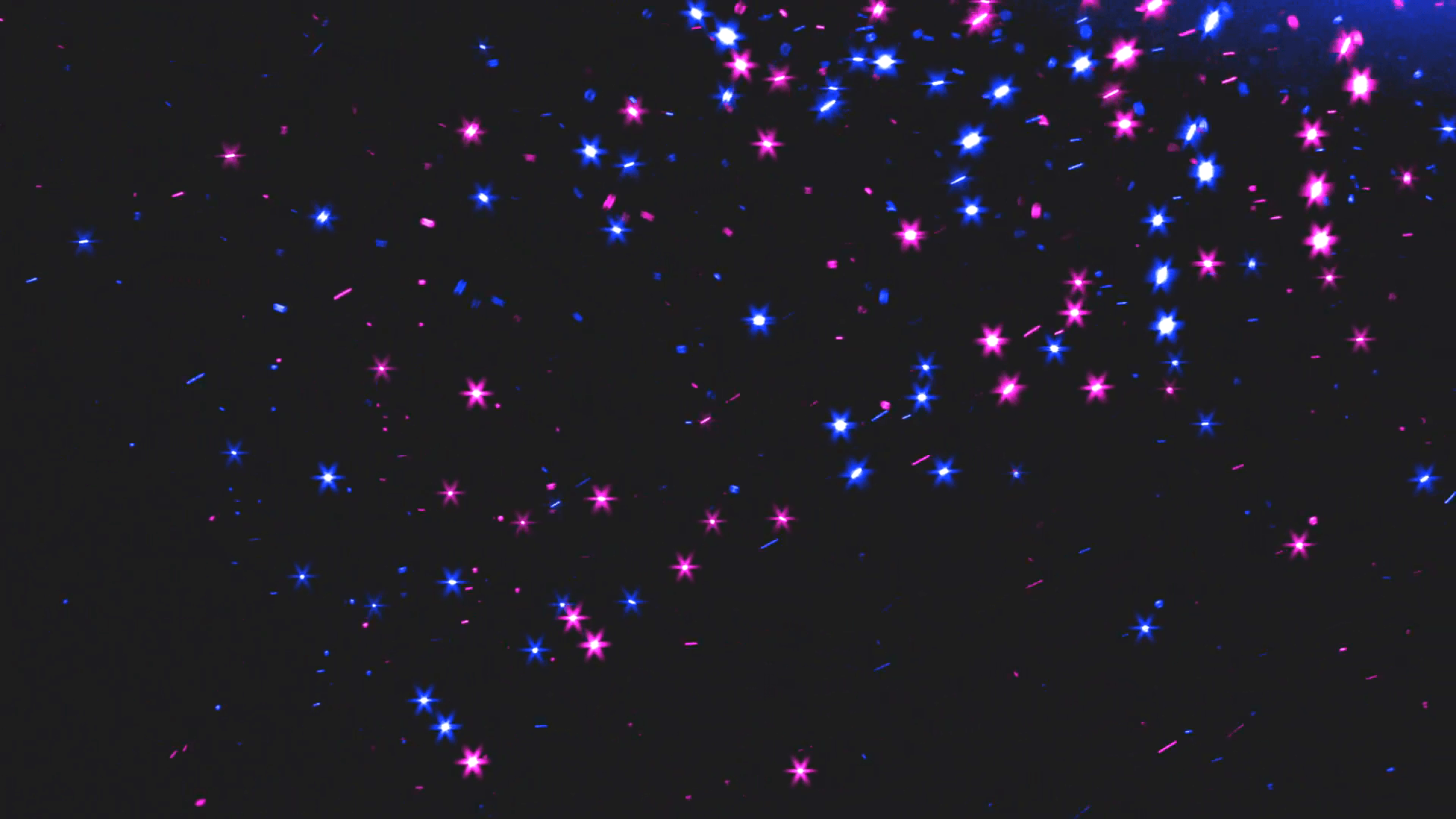 Flying particles 14 and pink sparkles Background
