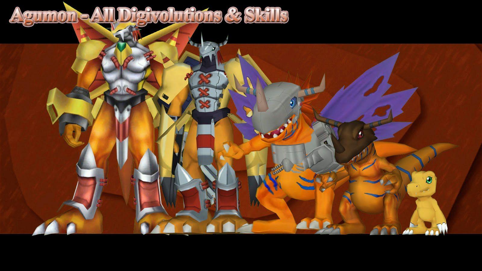 Digimon Masters Online: Agumon.