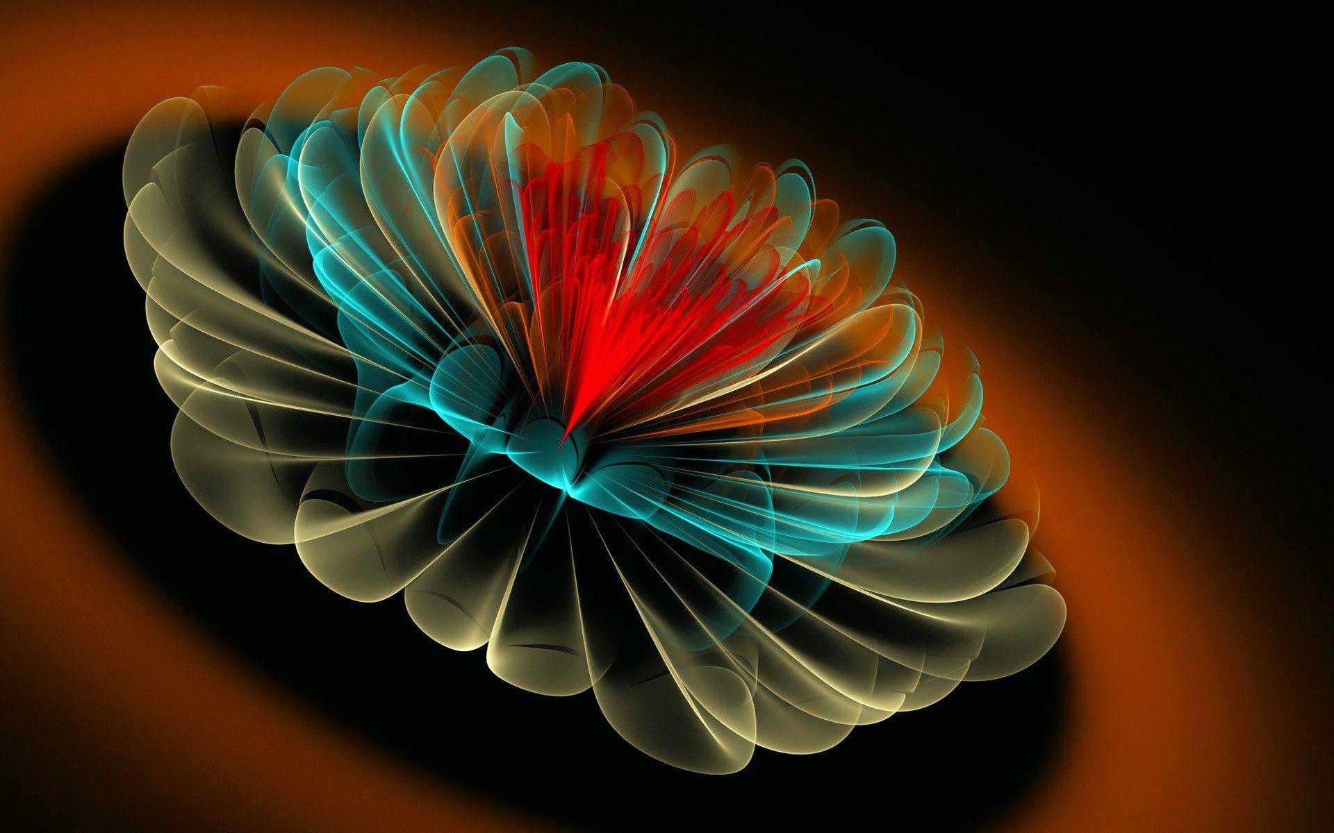 3D art flowers wallpaper and image, picture, photo