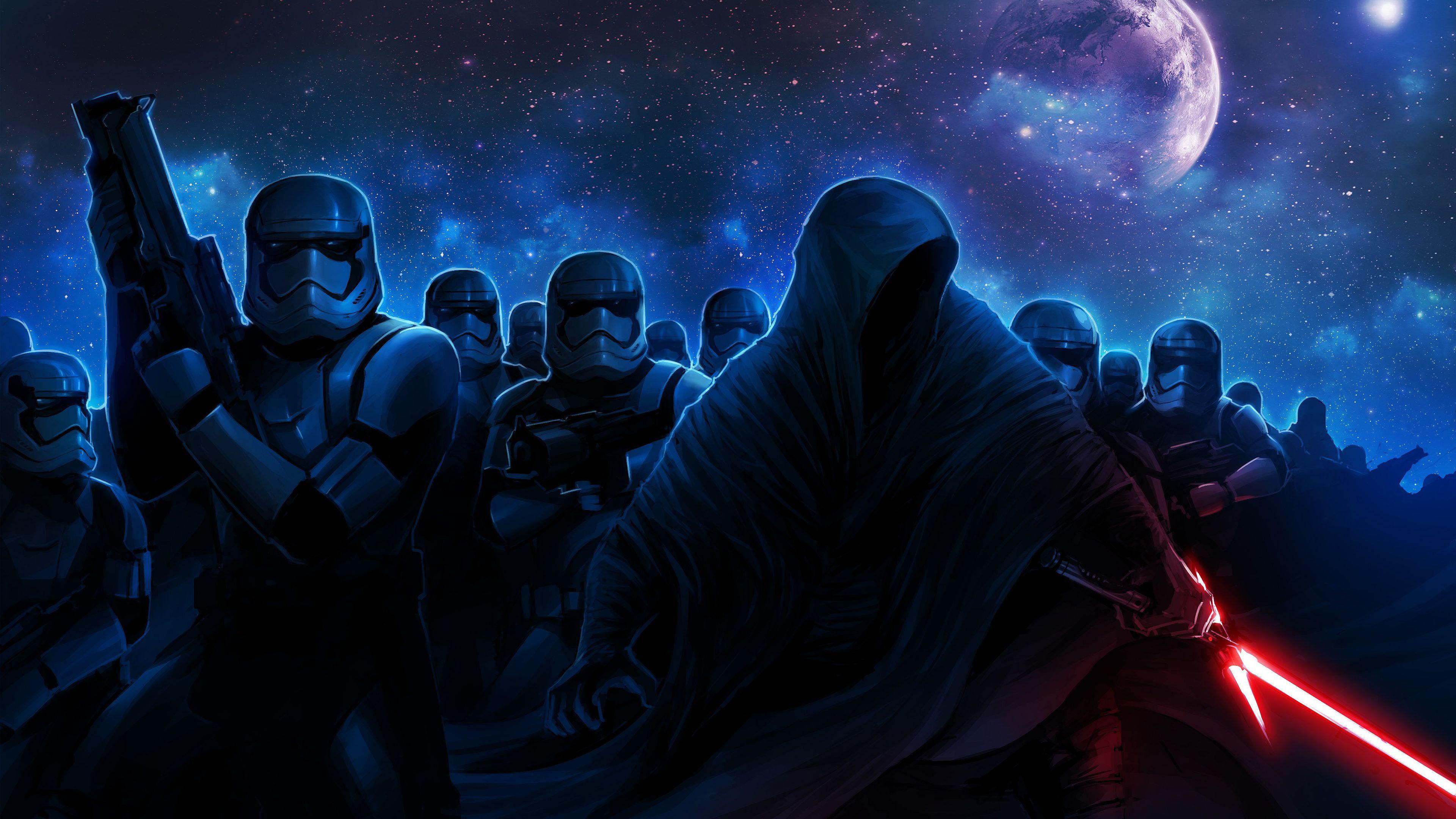 Stormtroopers Darth Vader Wallpaper