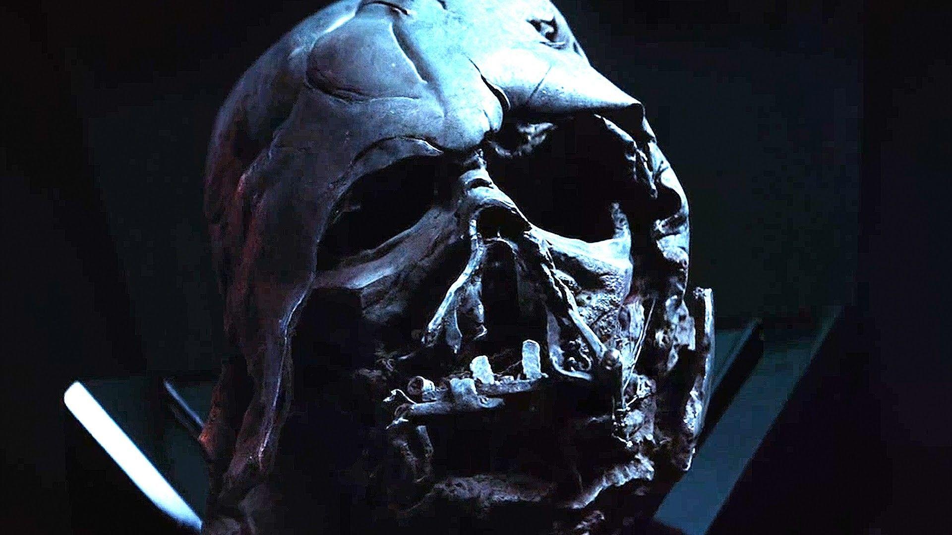 Broken Mask Darth Vader Wallpaper Background