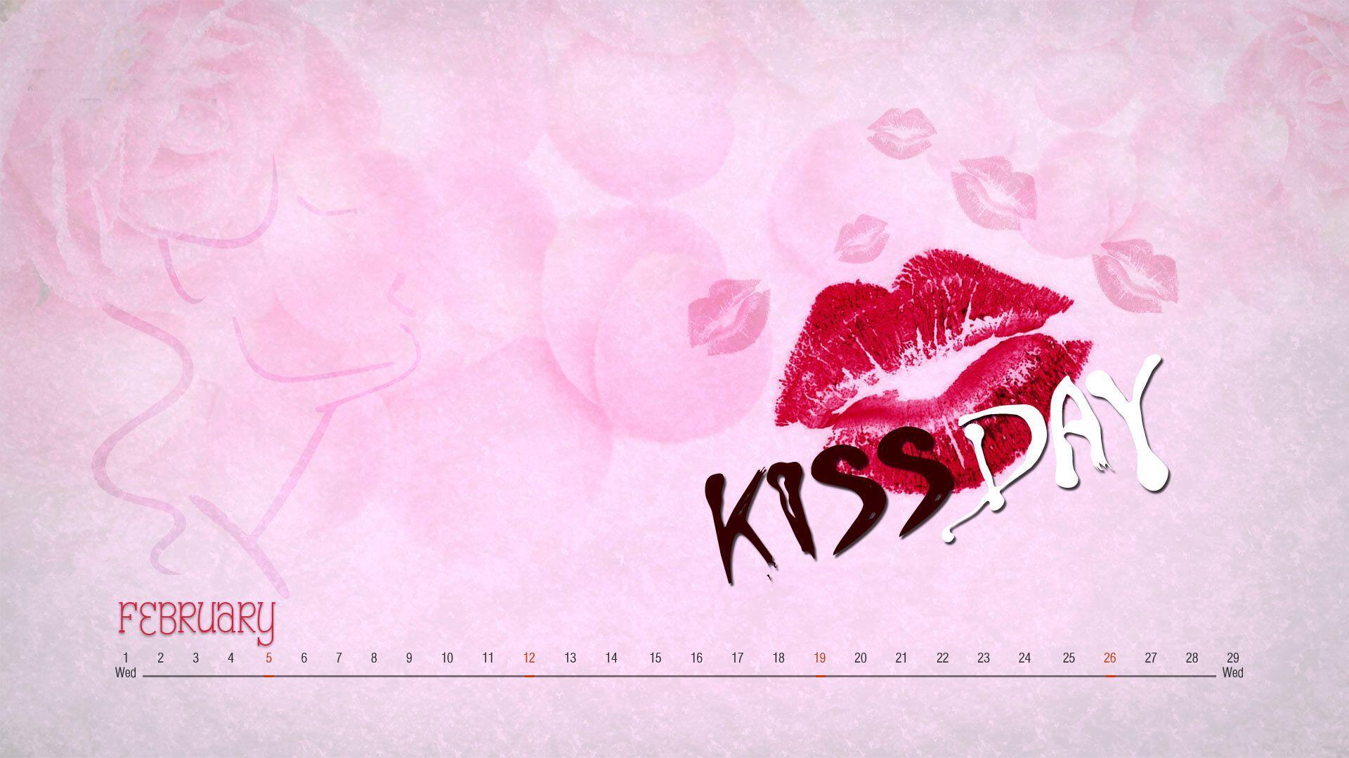 Kiss Valentines Day Wallpaper