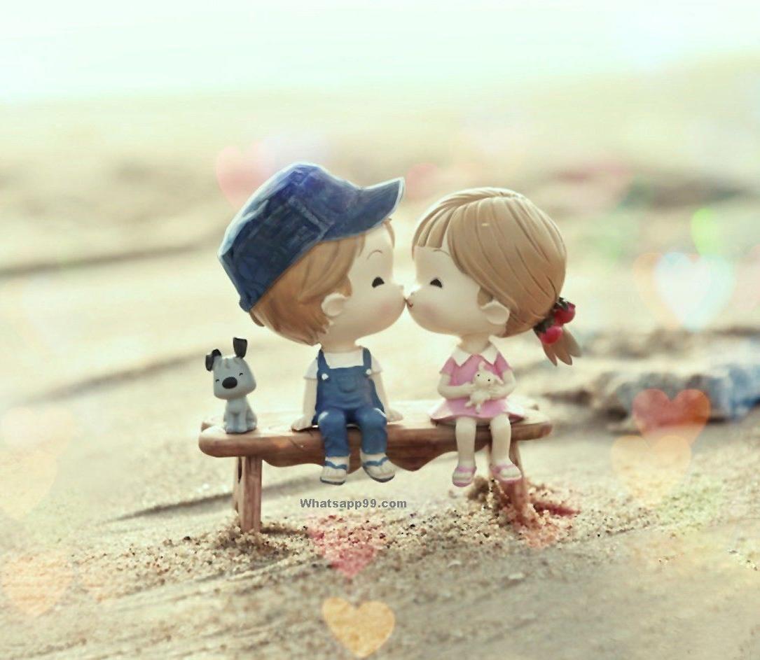 Download HD wallpaper of Couple cute kiss love Romantic couple 1024