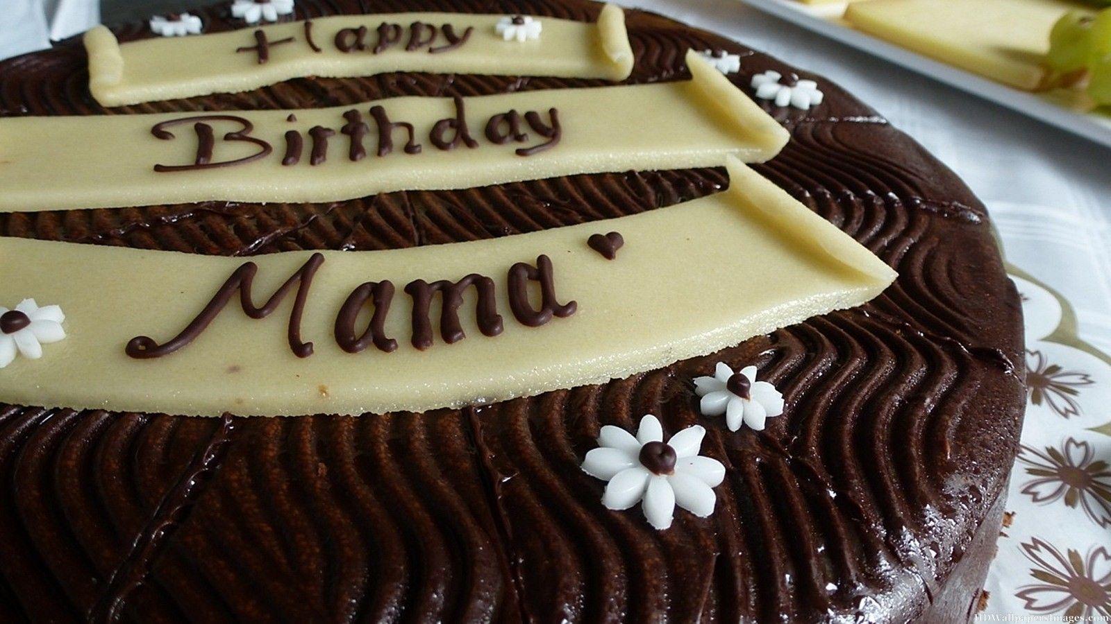 Name on birthday cake for mom