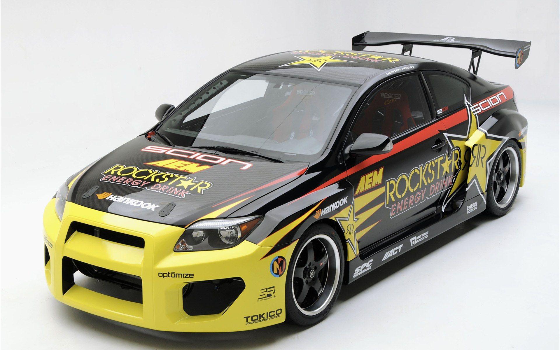 Scion Rockstar Energy Drink AEM. Free Desktop Wallpaper